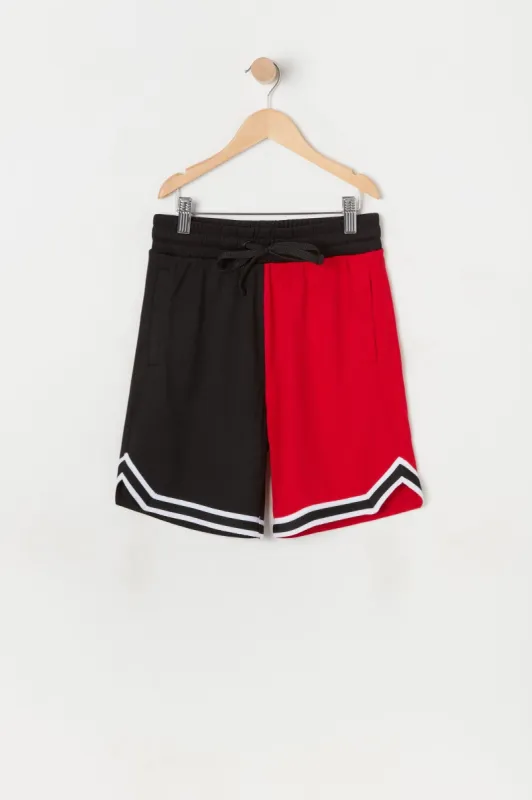 Boys Split Mesh Active Short sold by Urban Planet