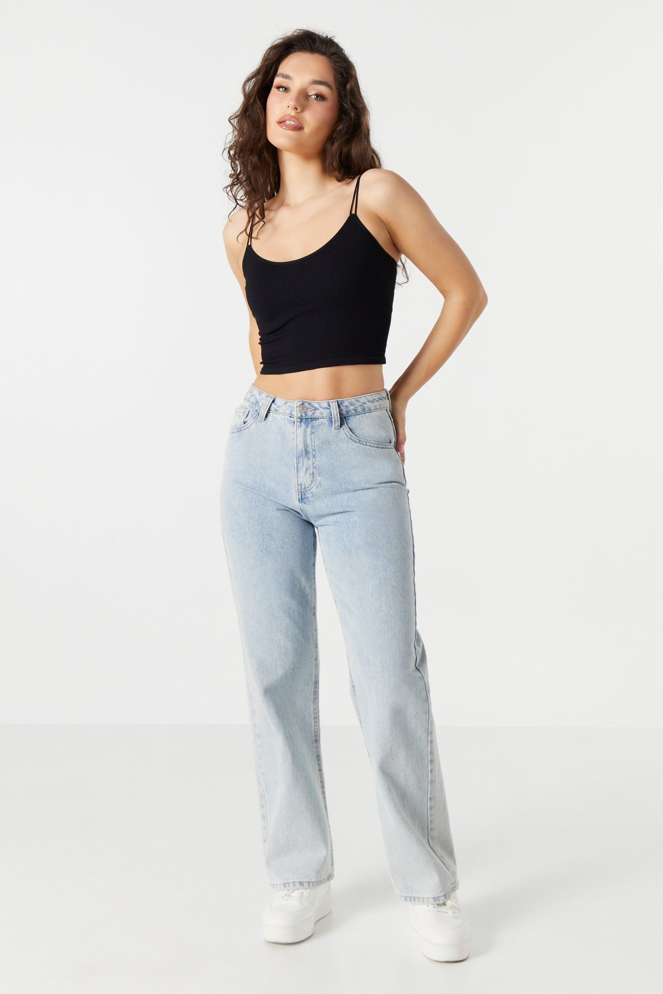 Débardeur côtelé avec bretelles doubles sold by Urban Planet product image thumbnail 9