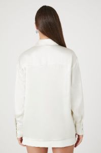 Chemisier en satin avec col et franges sold by Urban Planet