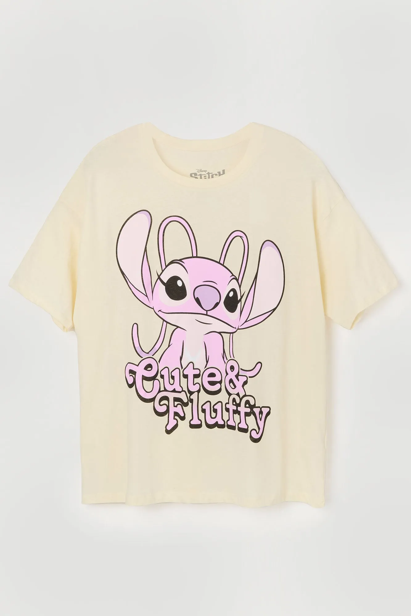 Cute and Fluffy Angel Graphic Boyfriend T-Shirt sold by Urban Planet product image thumbnail 4