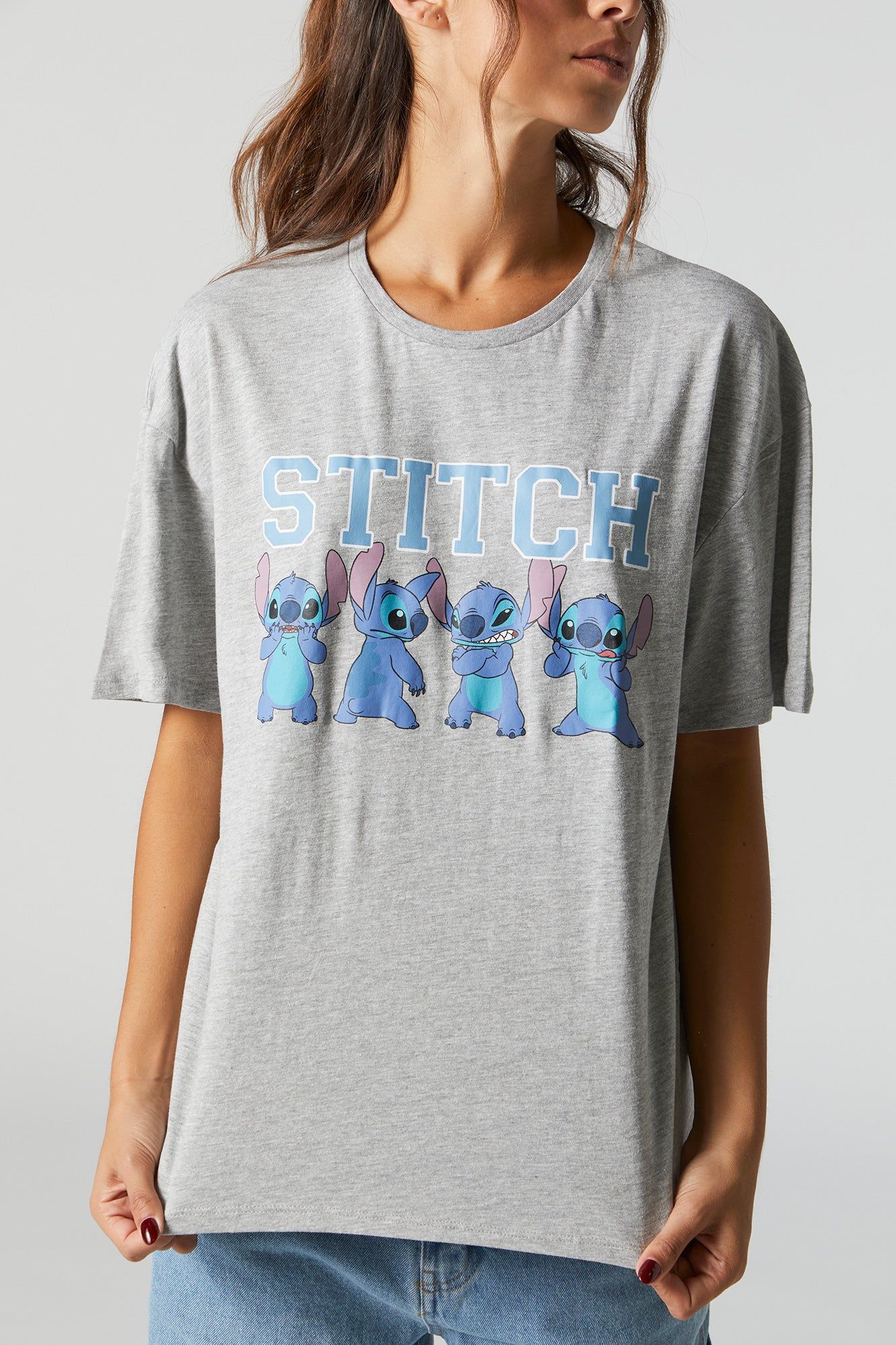 Stitch Graphic Boyfriend T-Shirt sold by Urban Planet