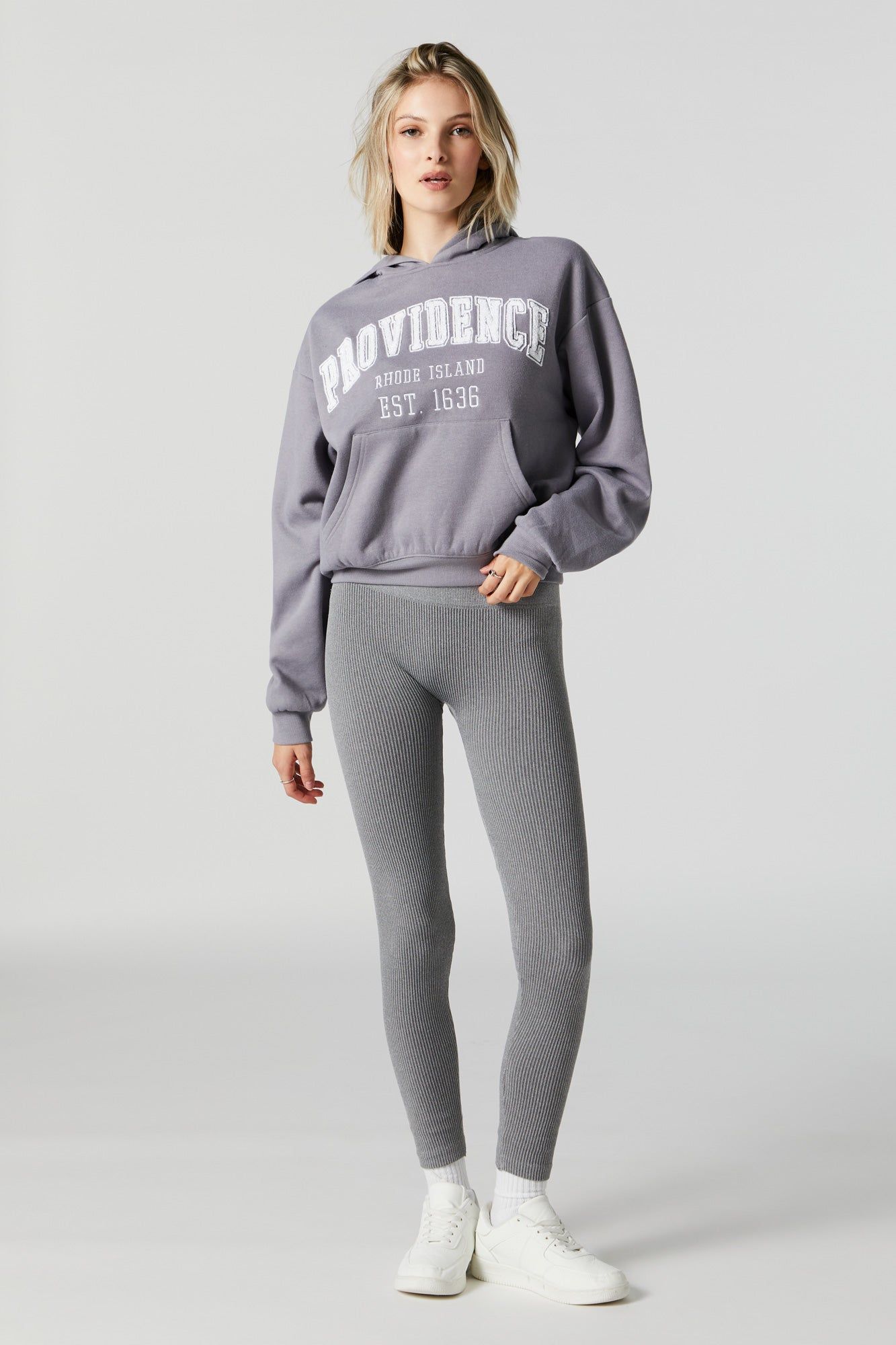 Providence Chenille Embroidered Fleece Hoodie sold by Urban Planet product image thumbnail 2