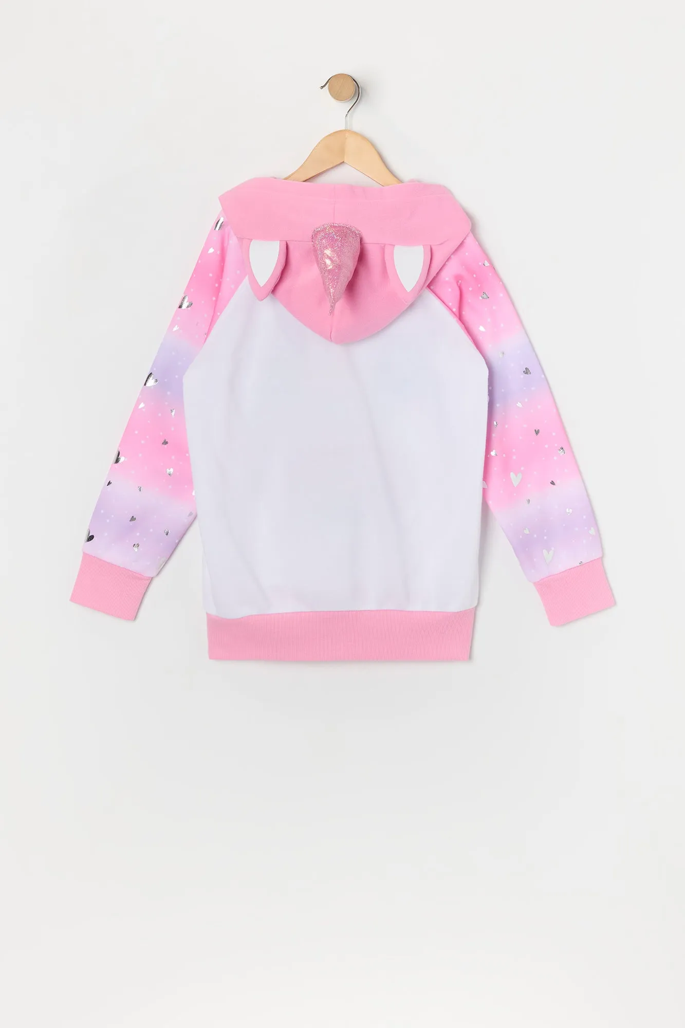 Girls Unicorn Cupcake Character Hoodie sold by Urban Planet product image thumbnail 3