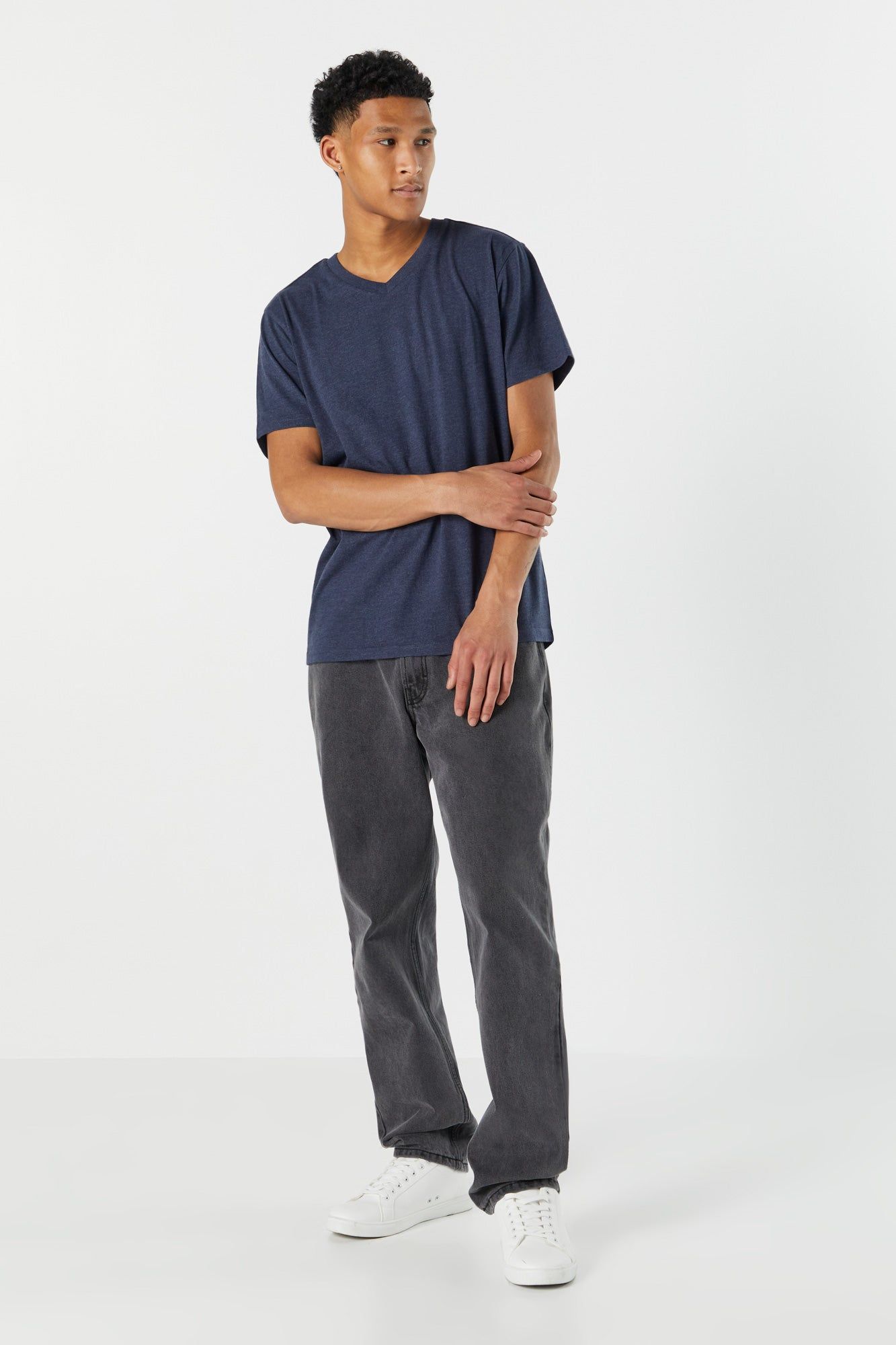 Basic V-Neck T-Shirt sold by Urban Planet product image thumbnail 12