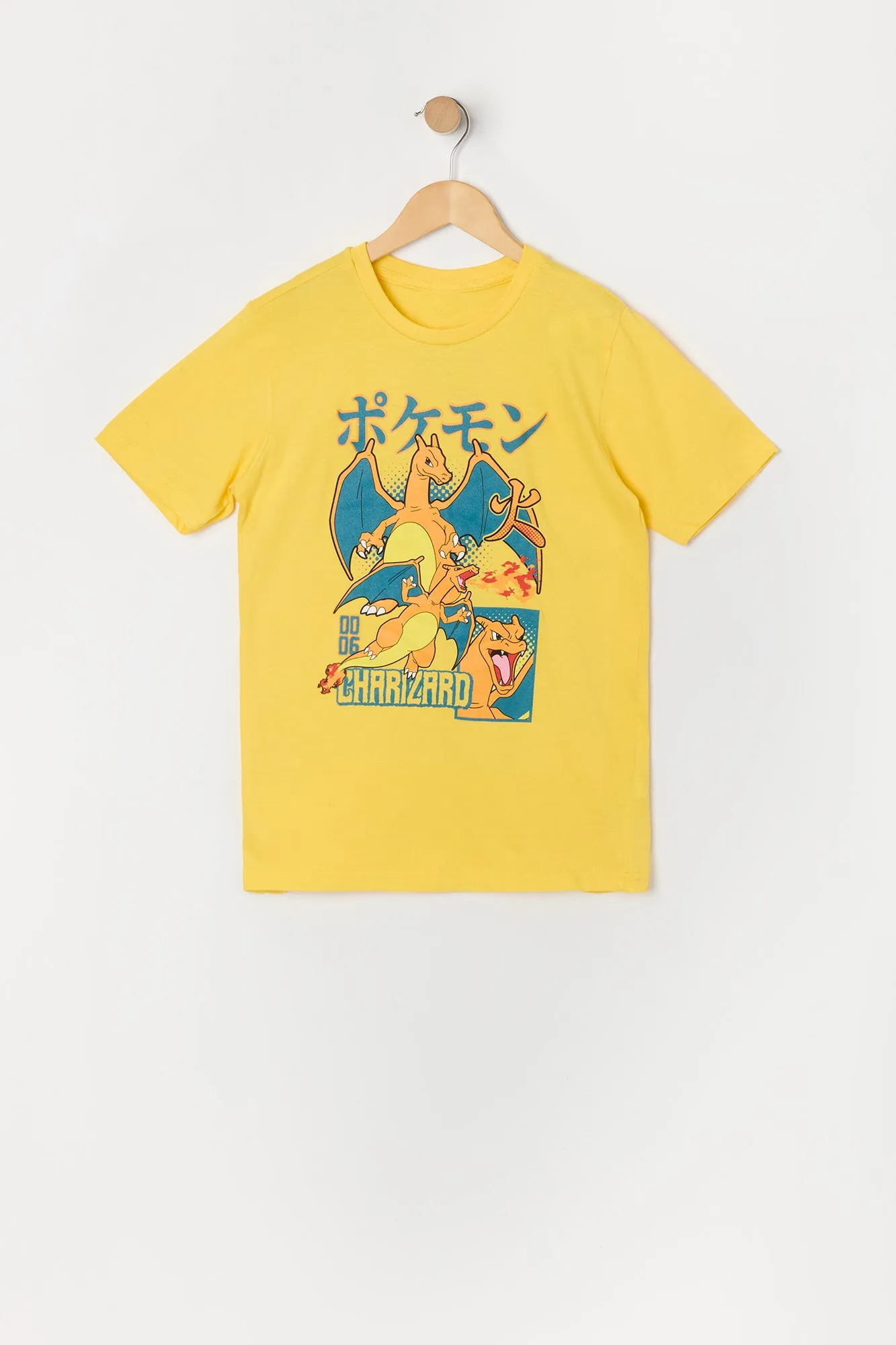 Boys Charizard Graphic T-Shirt sold by Urban Planet
