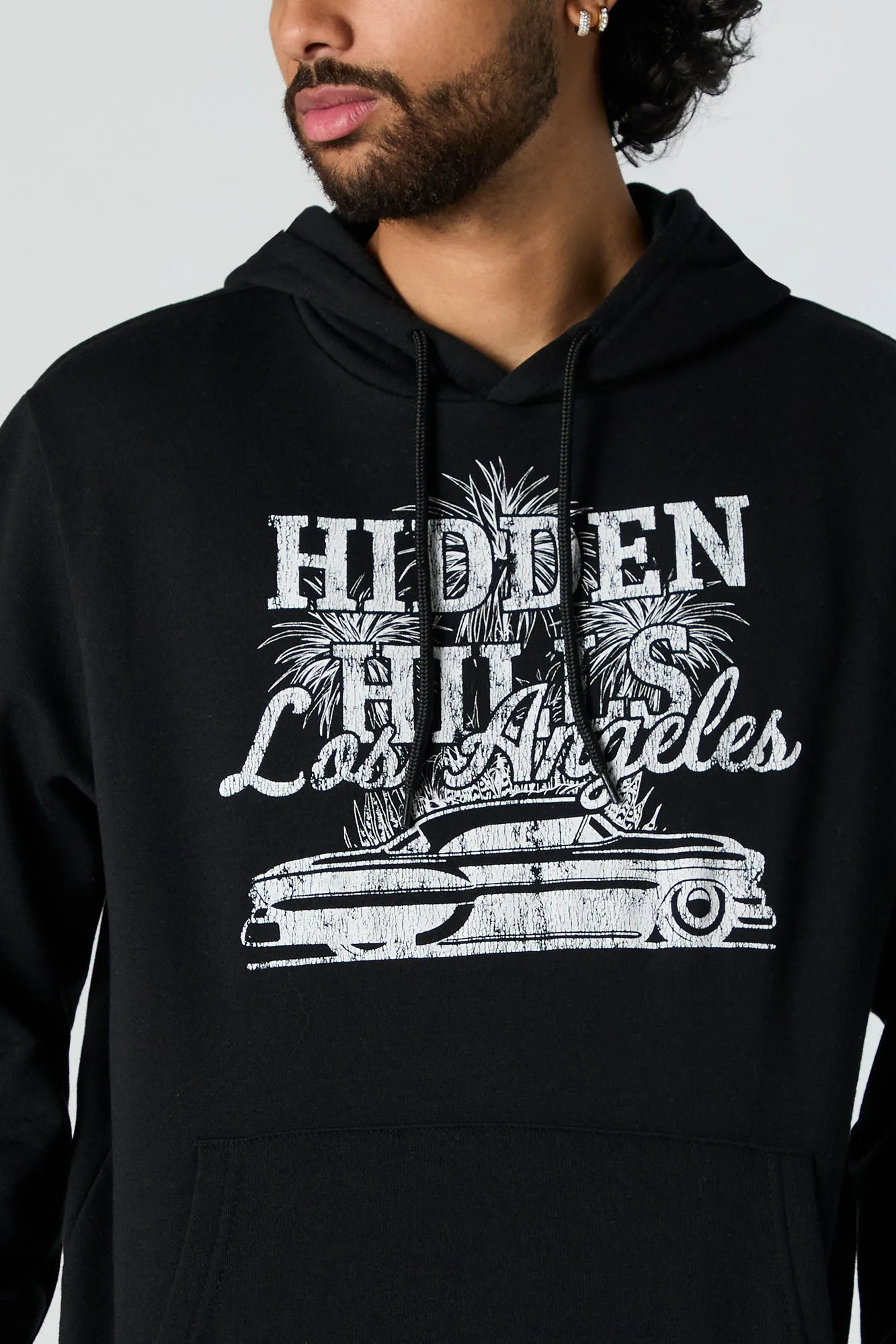 Hidden Hills Graphic Fleece Hoodie sold by Urban Planet