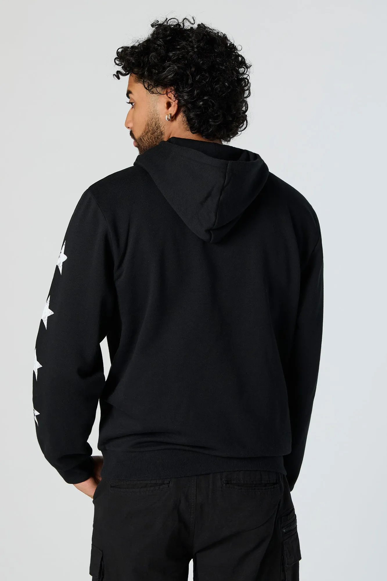 Hidden Hills Graphic Fleece Hoodie sold by Urban Planet product image thumbnail 4