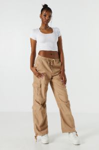 Twill Multi Pocket Cargo Parachute Pant sold by Urban Planet