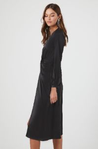 Robe midi torsadée en satin sold by Urban Planet