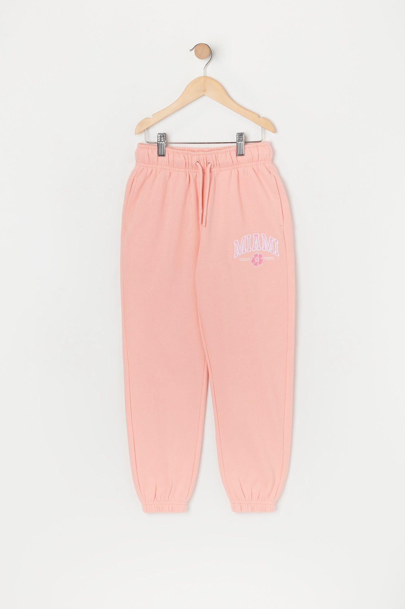 Girls Miami Twill Embroidered Boyfriend Jogger sold by Urban Planet