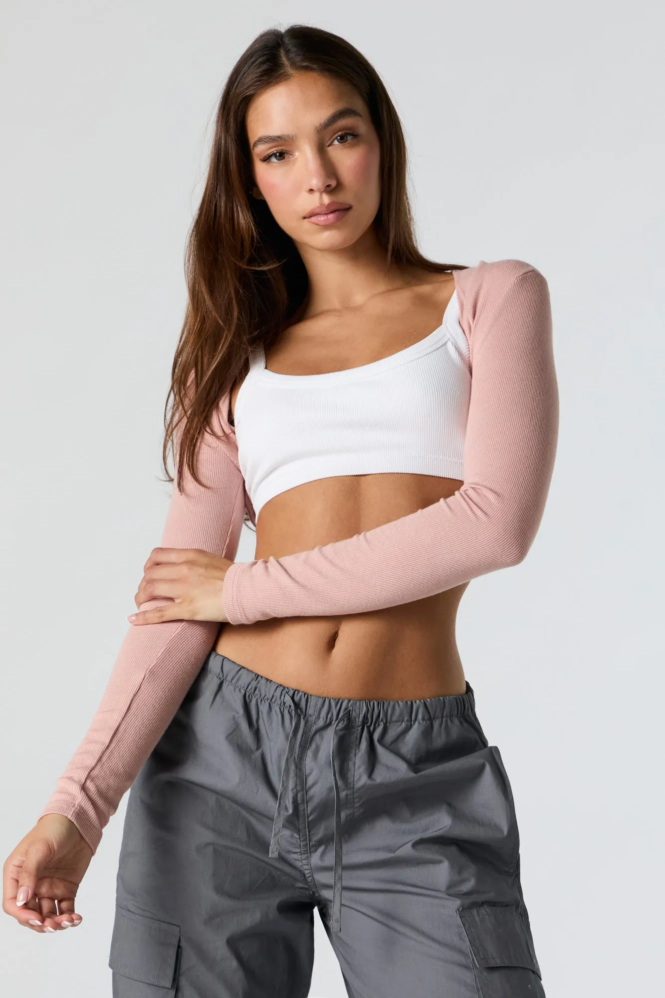 Ribbed Bolero sold by Urban Planet product image thumbnail 4