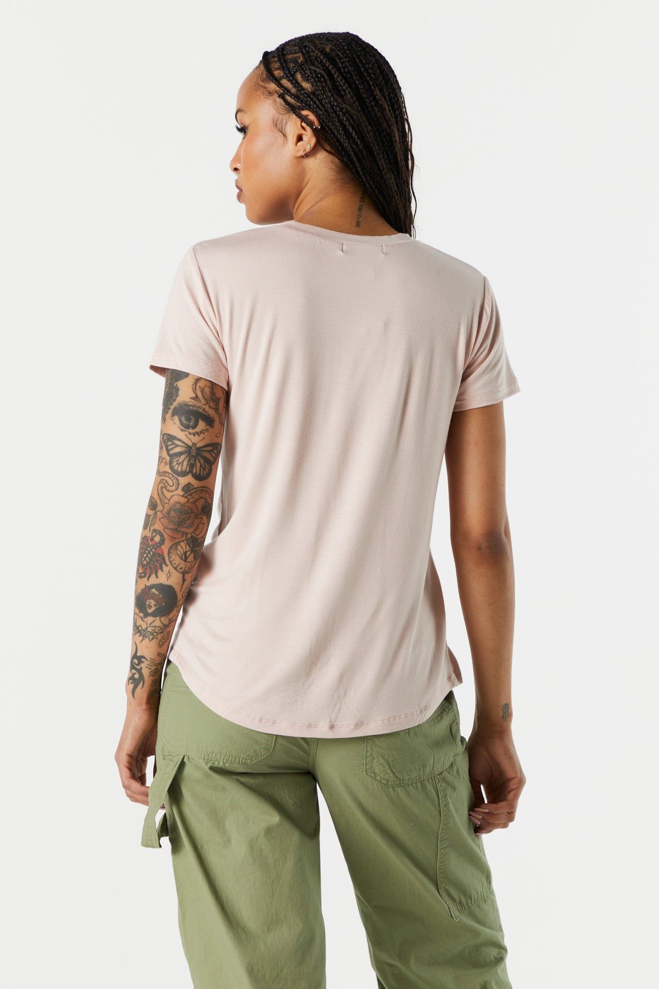 T-shirt coloré ras du cou décontracté sold by Urban Planet product image thumbnail 8