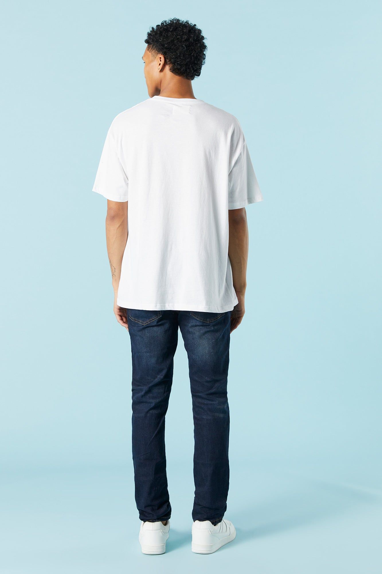 Dark Wash Denim Slim Jean sold by Urban Planet product image thumbnail 3
