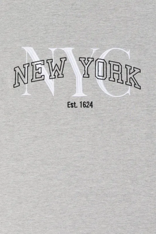 NYC Embroidered T-Shirt sold by Urban Planet