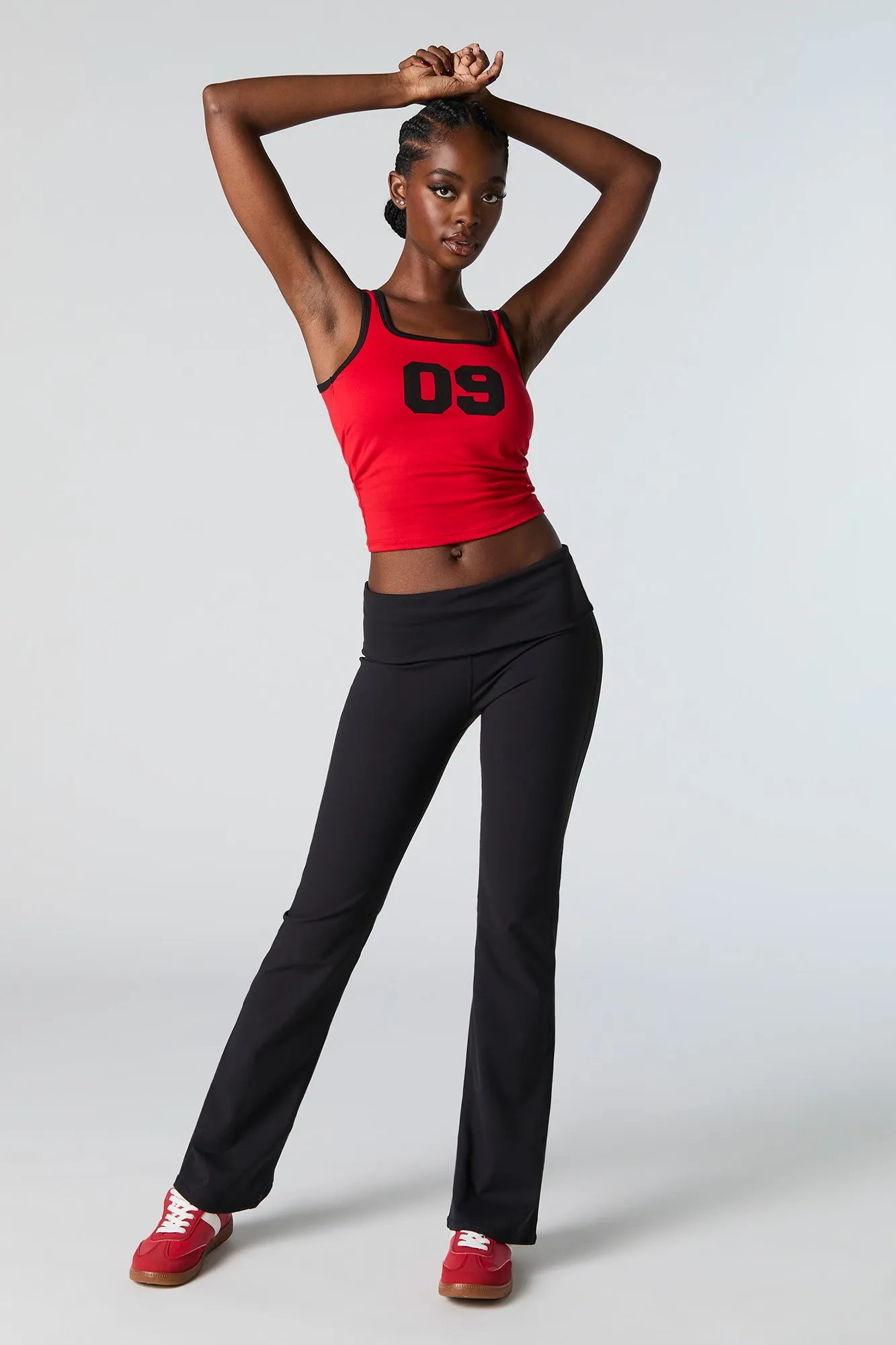 09 Graphic Contrast Trim Tank sold by Urban Planet product image thumbnail 4