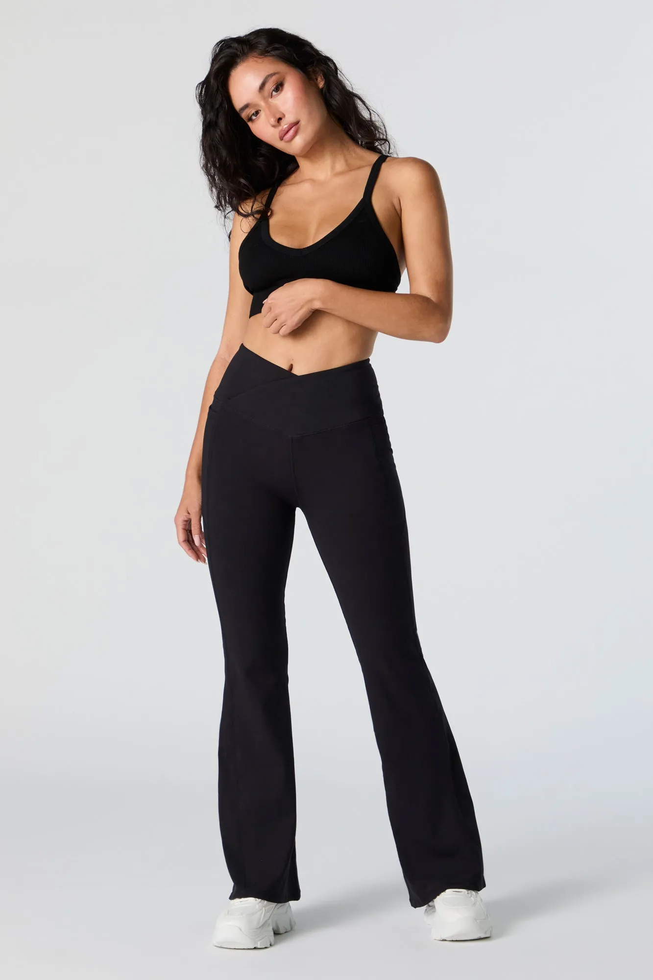 Ribbed Wide Leg Pant sold by Urban Planet