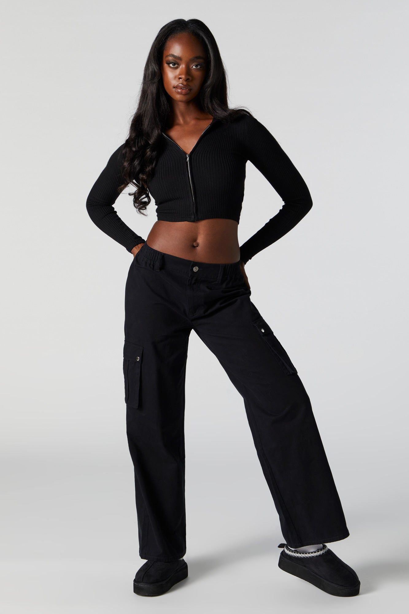 Pantalon cargo à jambe large sold by Urban Planet product image thumbnail 4