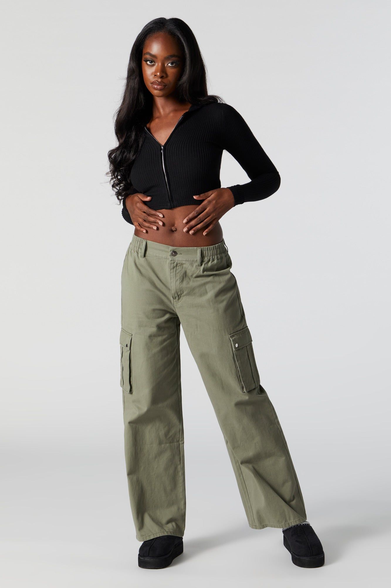 Pantalon cargo à jambe large sold by Urban Planet product image thumbnail 3