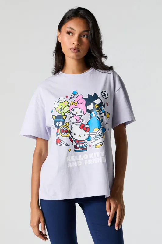 Hello Kitty and Friends Graphic Boyfriend T-Shirt sold by Urban Planet