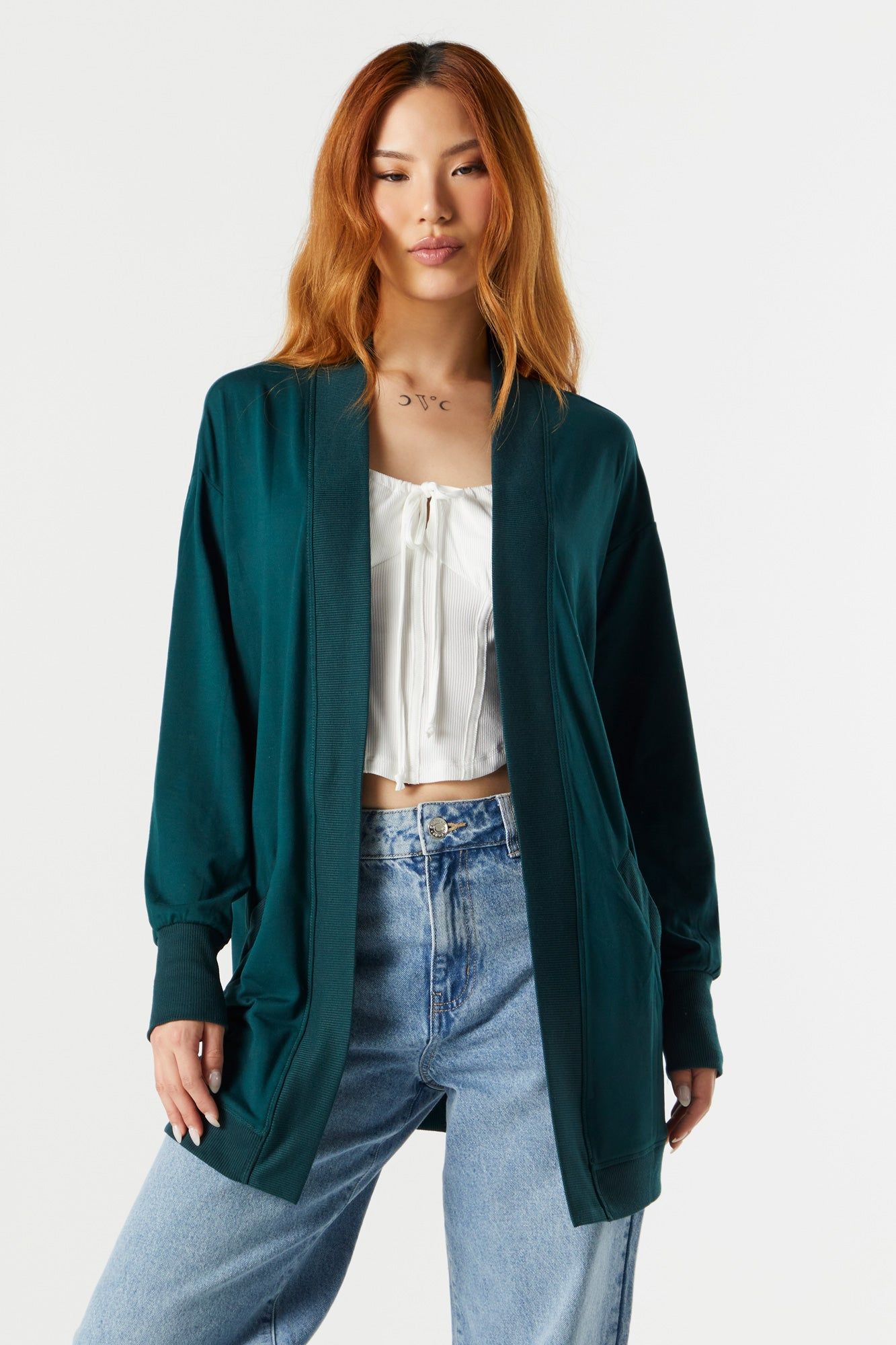 Cardigan ouvert avec poches sold by Urban Planet product image thumbnail 7