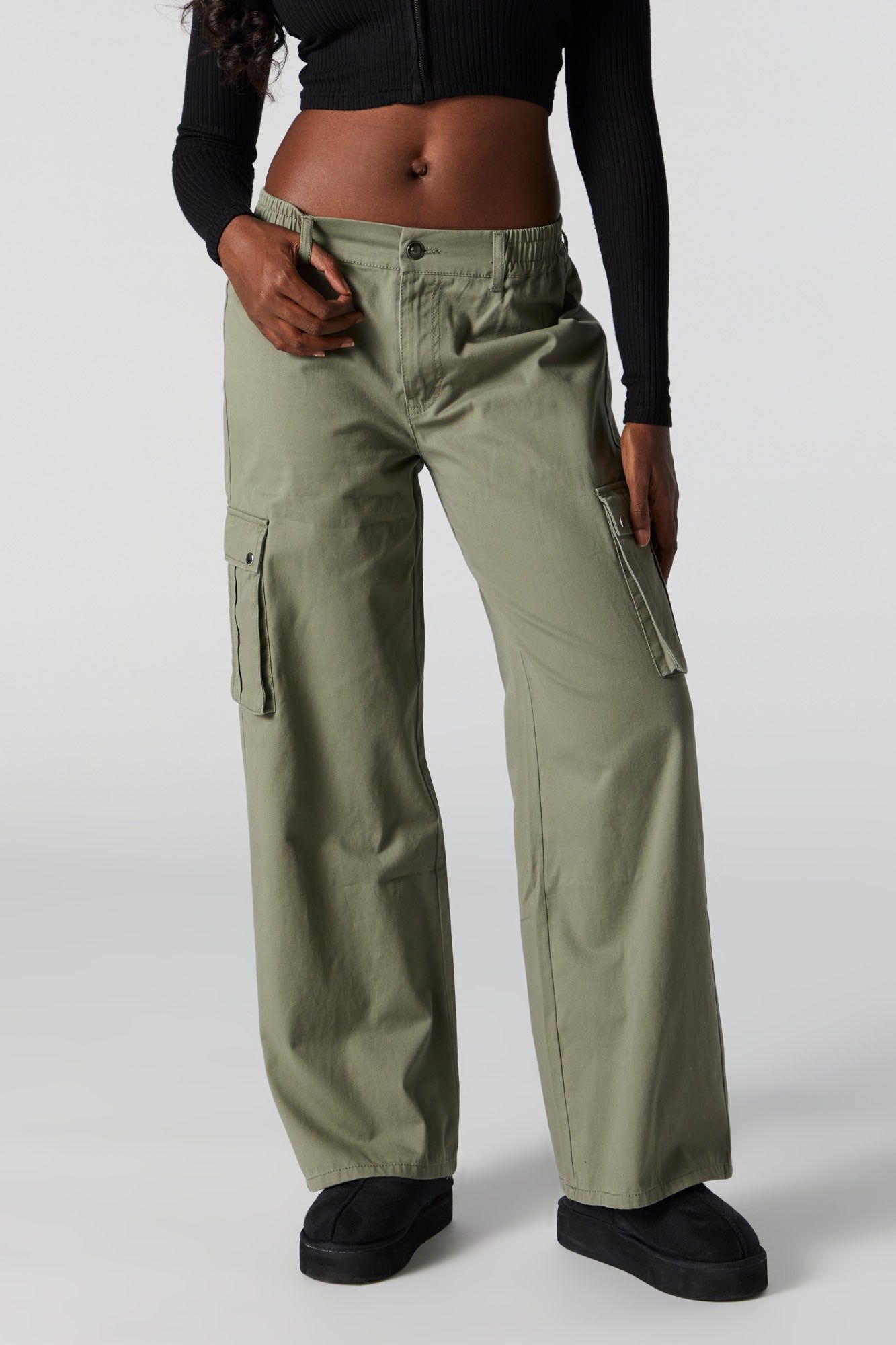 Pantalon cargo à jambe large sold by Urban Planet product image thumbnail 2