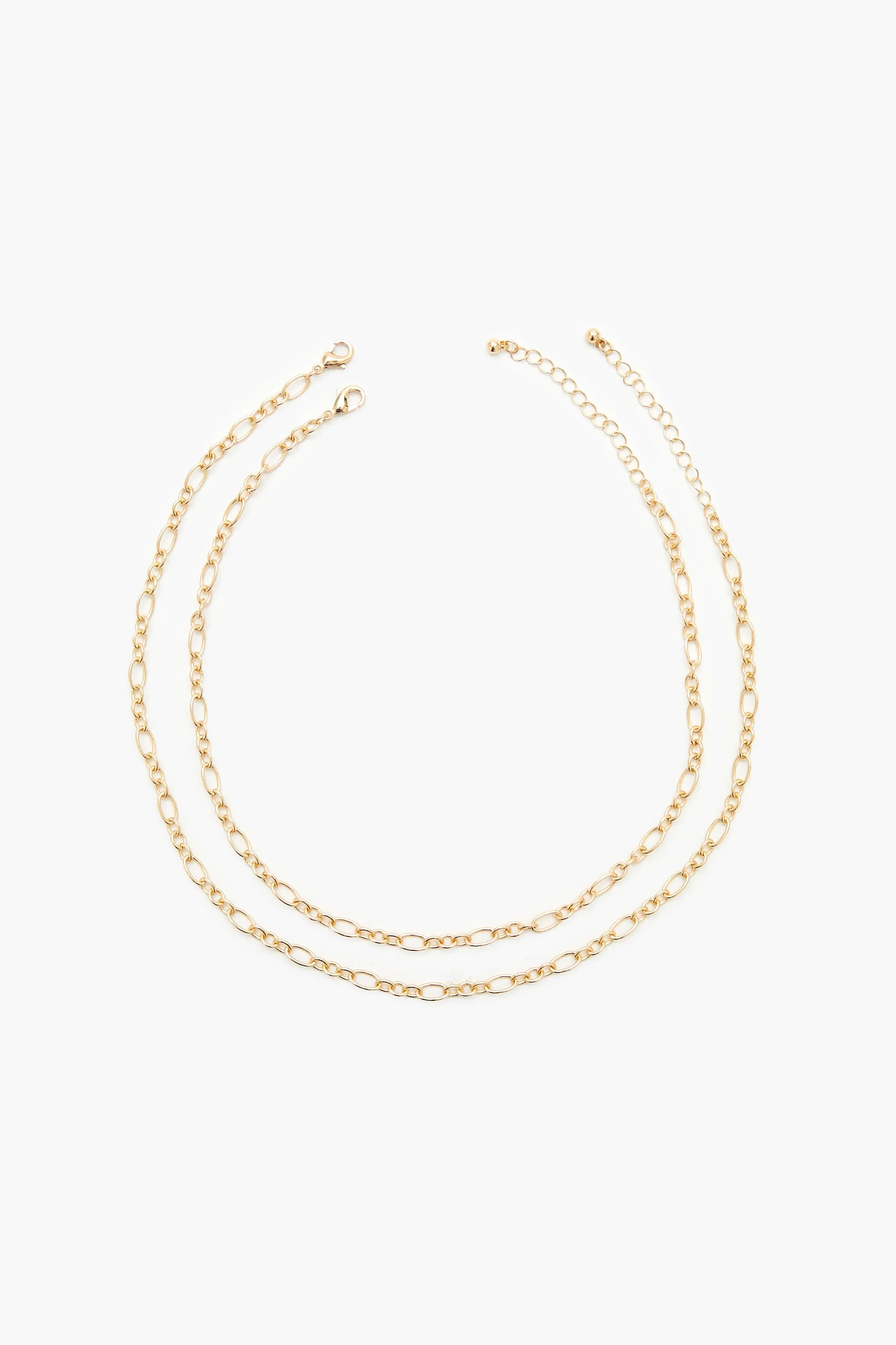 Figaro Chain Necklace Set sold by Urban Planet