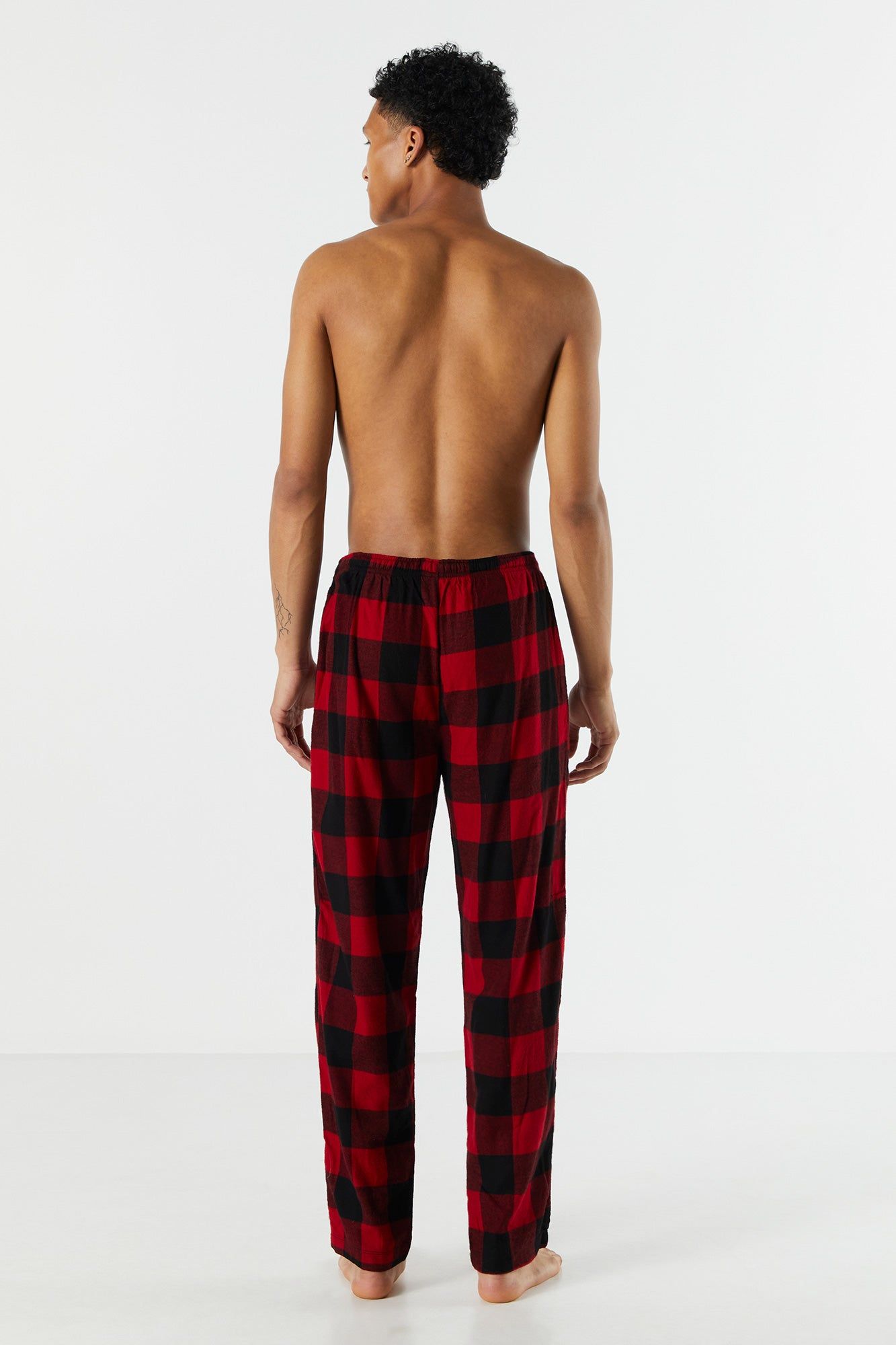 Red Plaid Pajama Pant sold by Urban Planet product image thumbnail 3