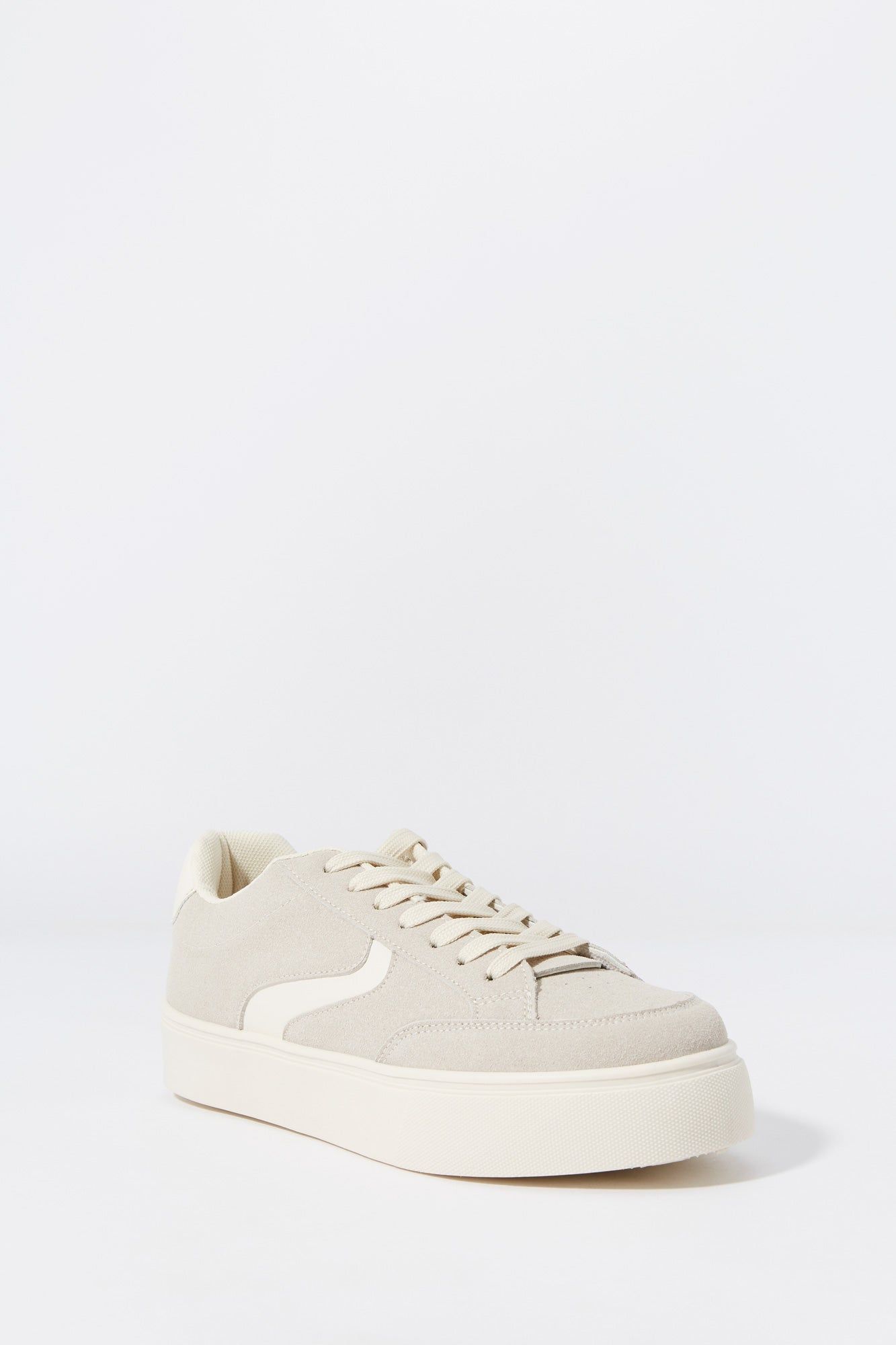 Faux Suede Lace Up Platform Sneaker sold by Urban Planet product image thumbnail 3