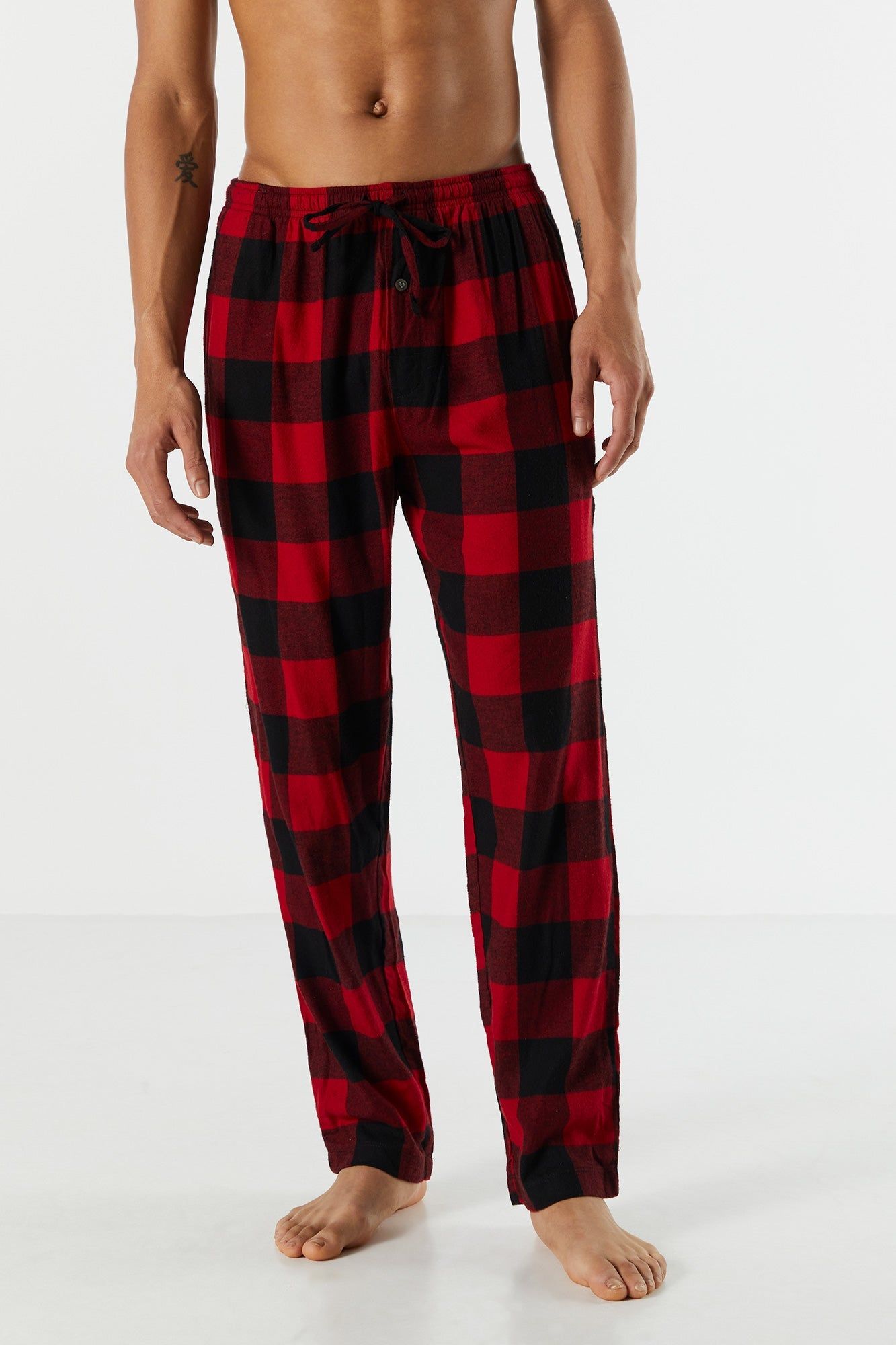 Red Plaid Pajama Pant sold by Urban Planet