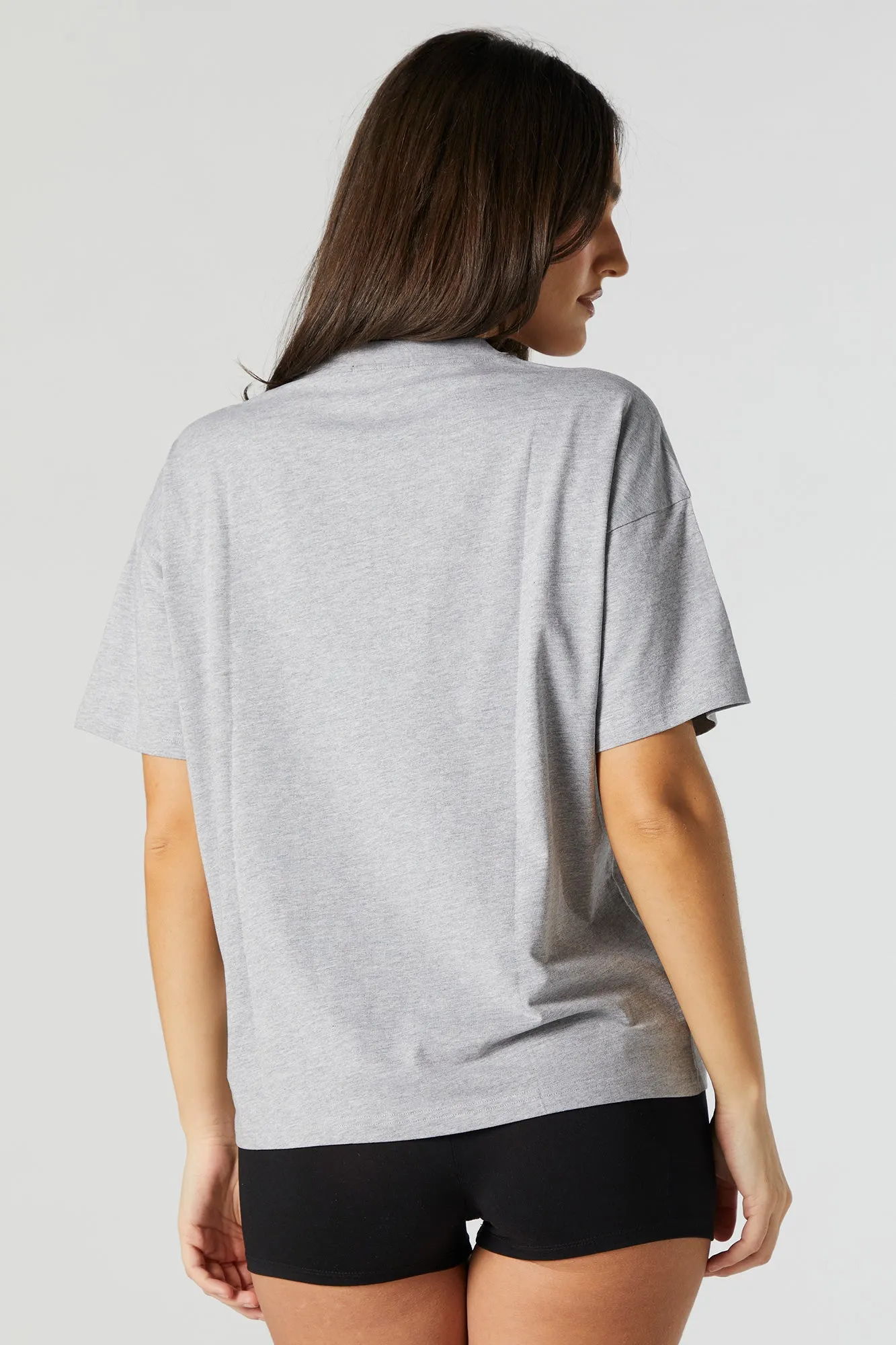 Flowers Graphic Boyfriend T-Shirt sold by Urban Planet product image thumbnail 2