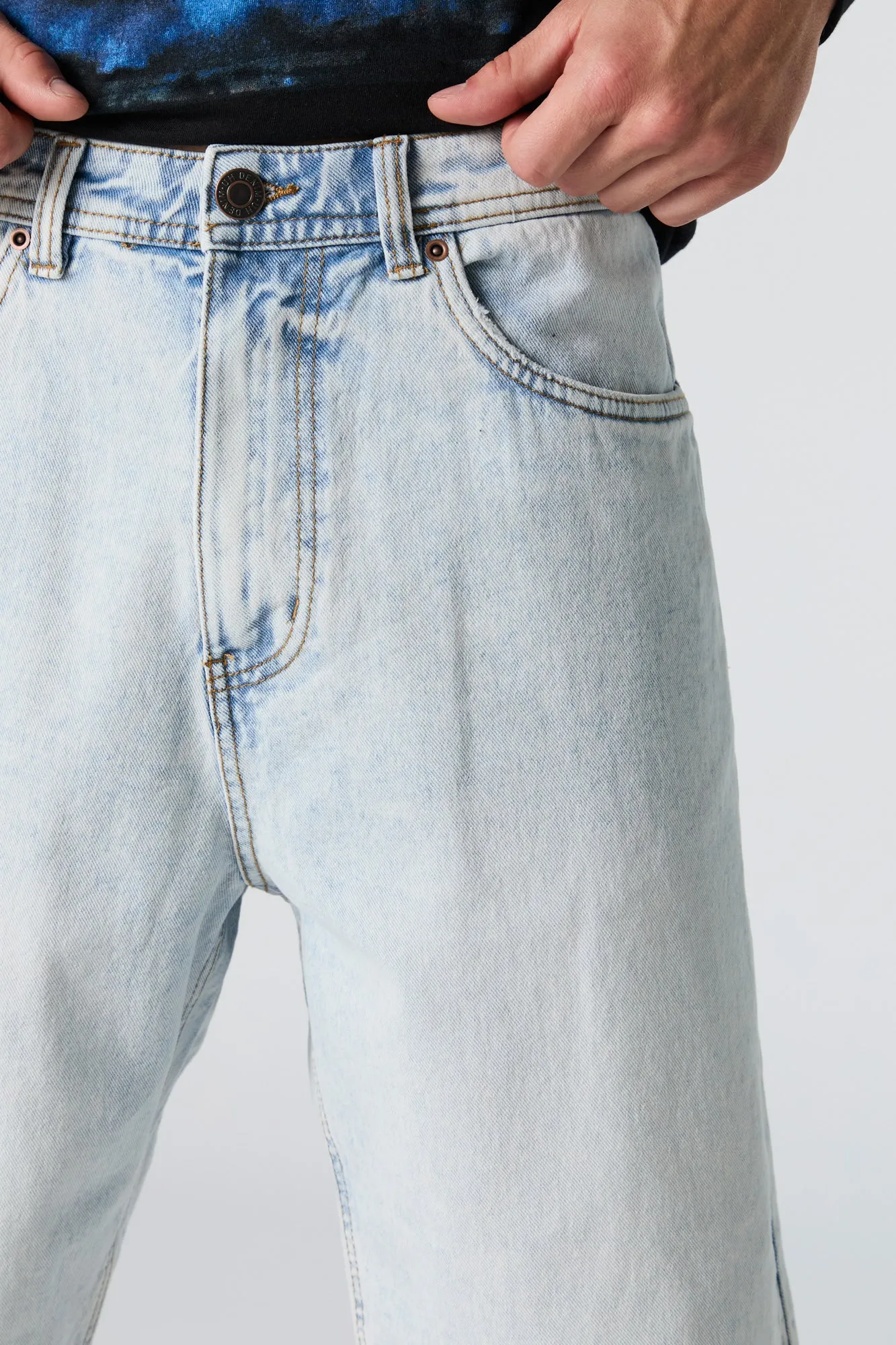 Rigid Baggy Denim Short sold by Urban Planet product image thumbnail 4