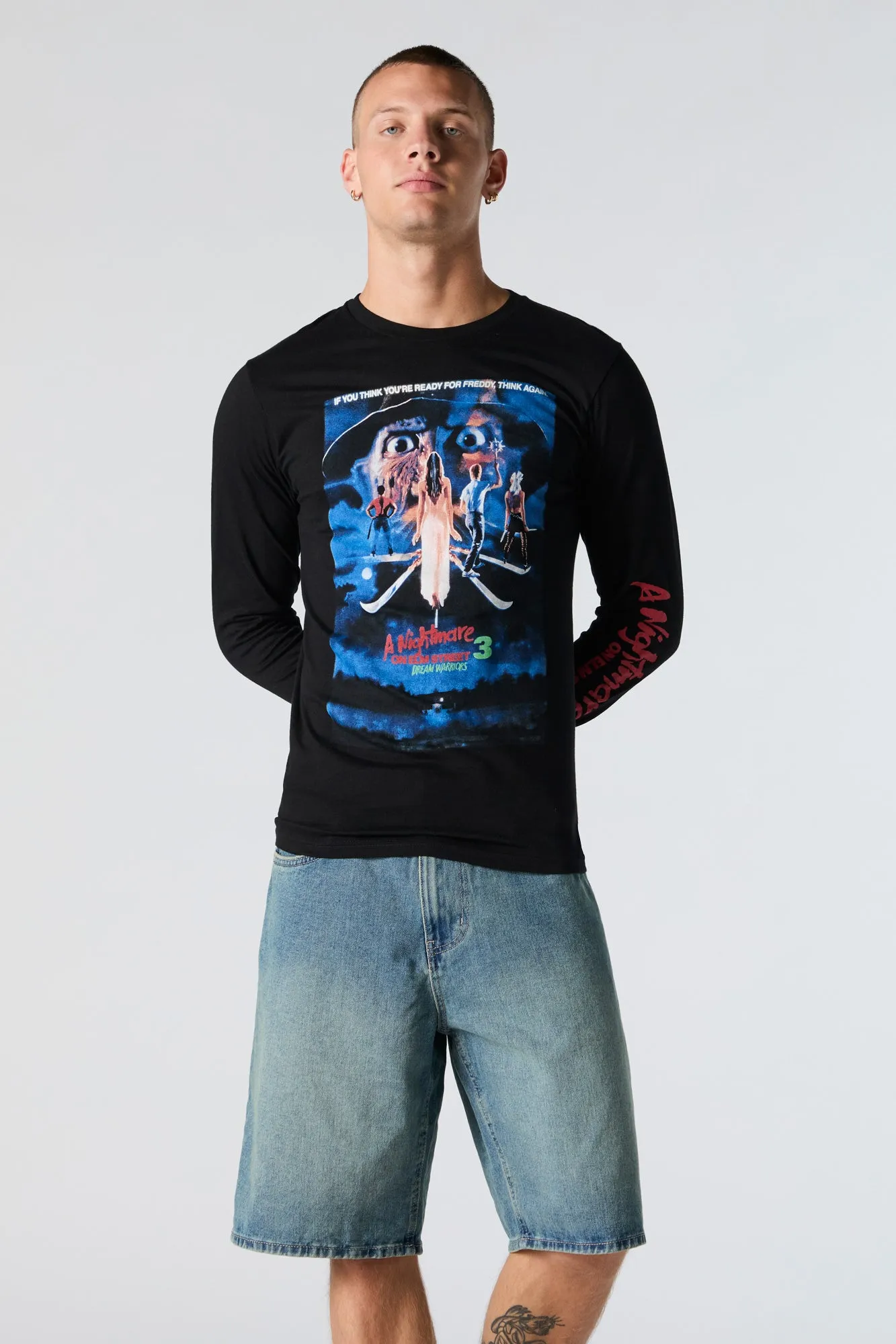 Rigid Baggy Denim Short sold by Urban Planet product image thumbnail 5