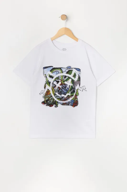 T-shirt à imprimé Smiley pour garçon sold by Urban Planet