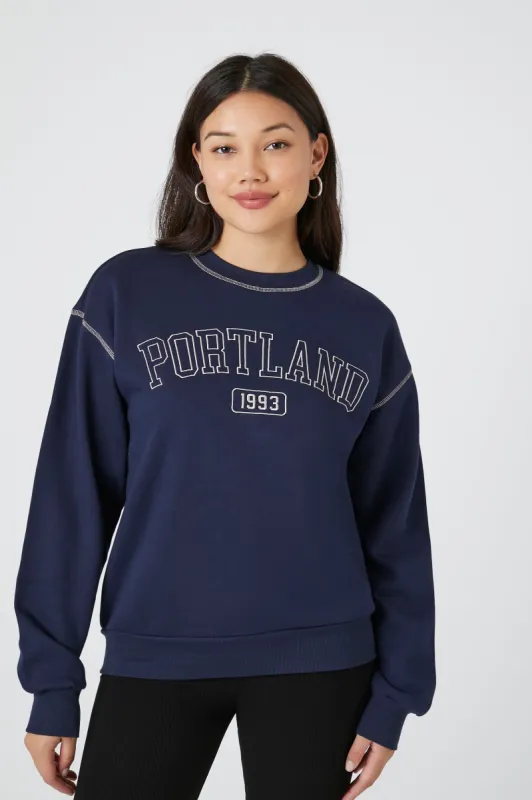 Fleece Portland Graphic Sweatshirt sold by Urban Planet