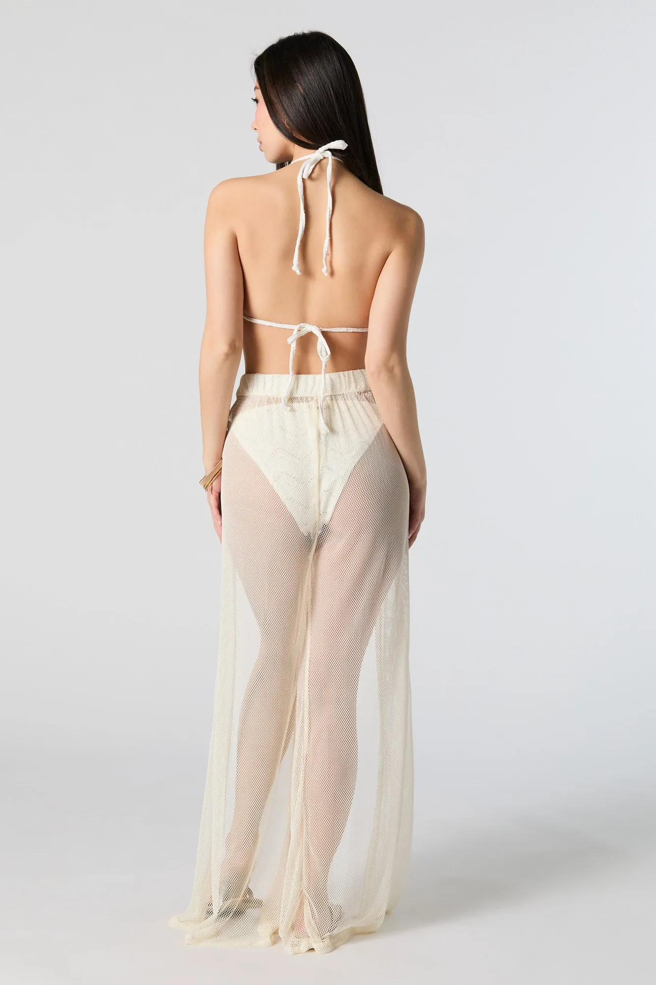 Pantalon couvre-maillot en filet à surplis sold by Urban Planet product image thumbnail 3