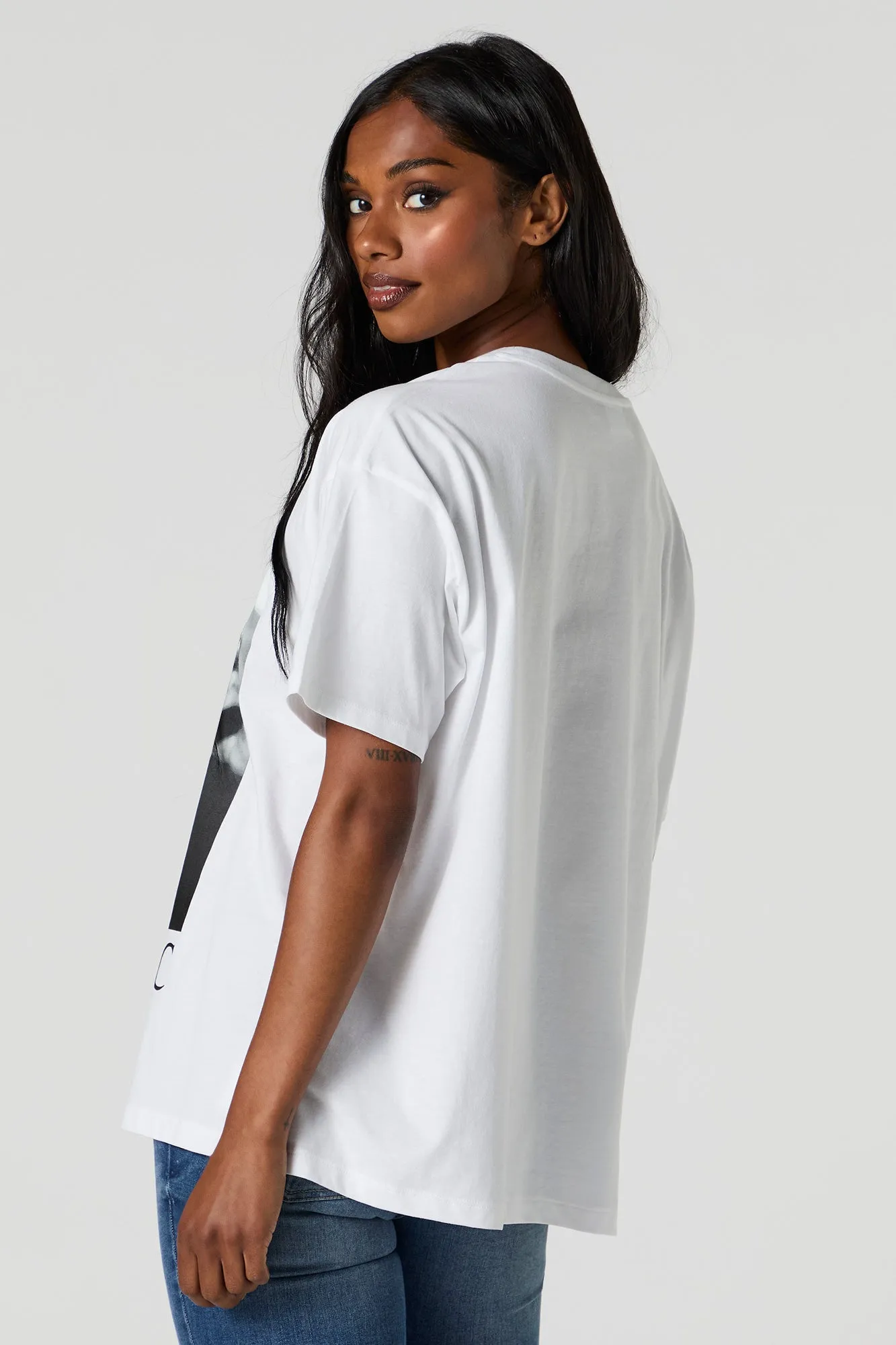 2Pac Graphic Boyfriend T-Shirt sold by Urban Planet product image thumbnail 4