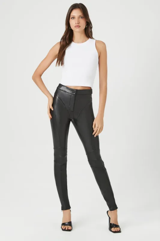 Faux Leather Skinny Pant sold by Urban Planet