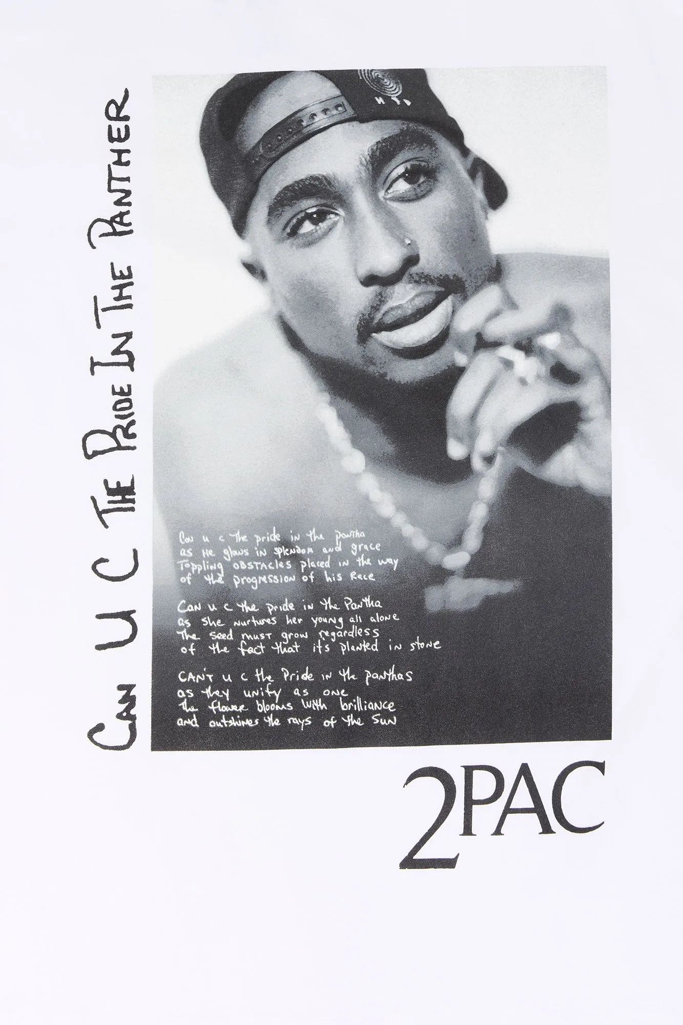 2Pac Graphic Boyfriend T-Shirt sold by Urban Planet product image thumbnail 2