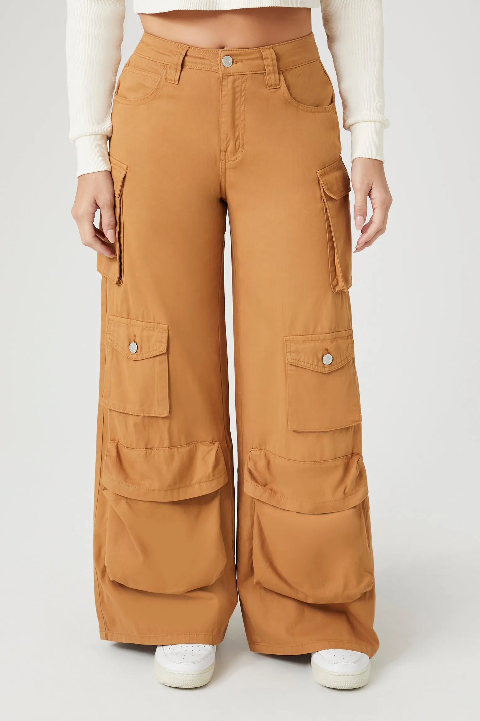 High Rise Wide Leg Cargo Pant sold by Urban Planet product image thumbnail 2