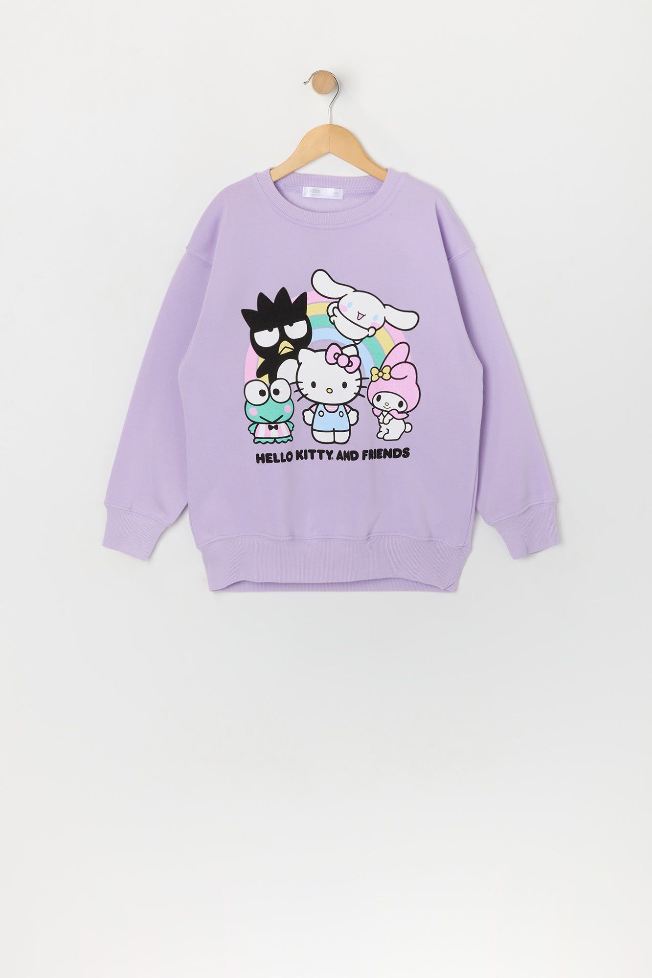 Girls Hello Kitty and Friends Graphic Oversized Sweatshirt sold by Urban Planet