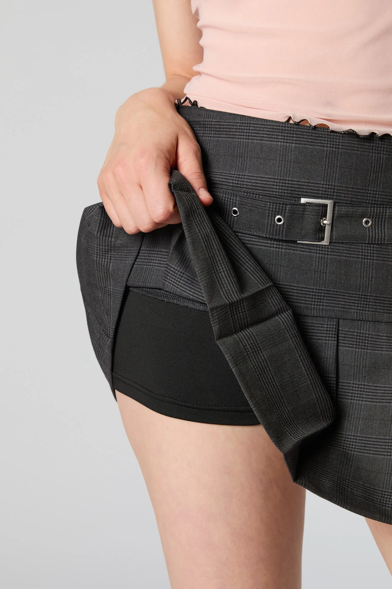 Minijupe-short plissée avec ceinture sold by Urban Planet product image thumbnail 4