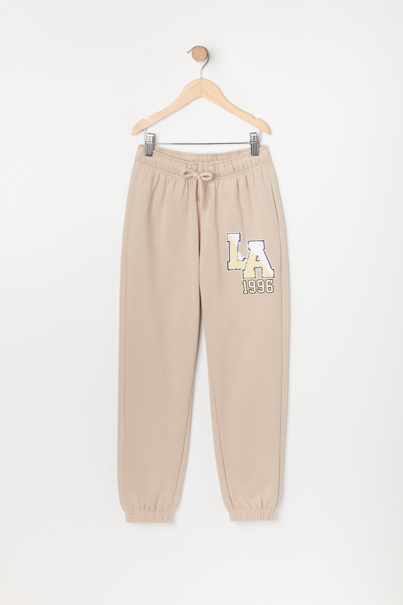 Girls LA Graphic Fleece Jogger sold by Urban Planet