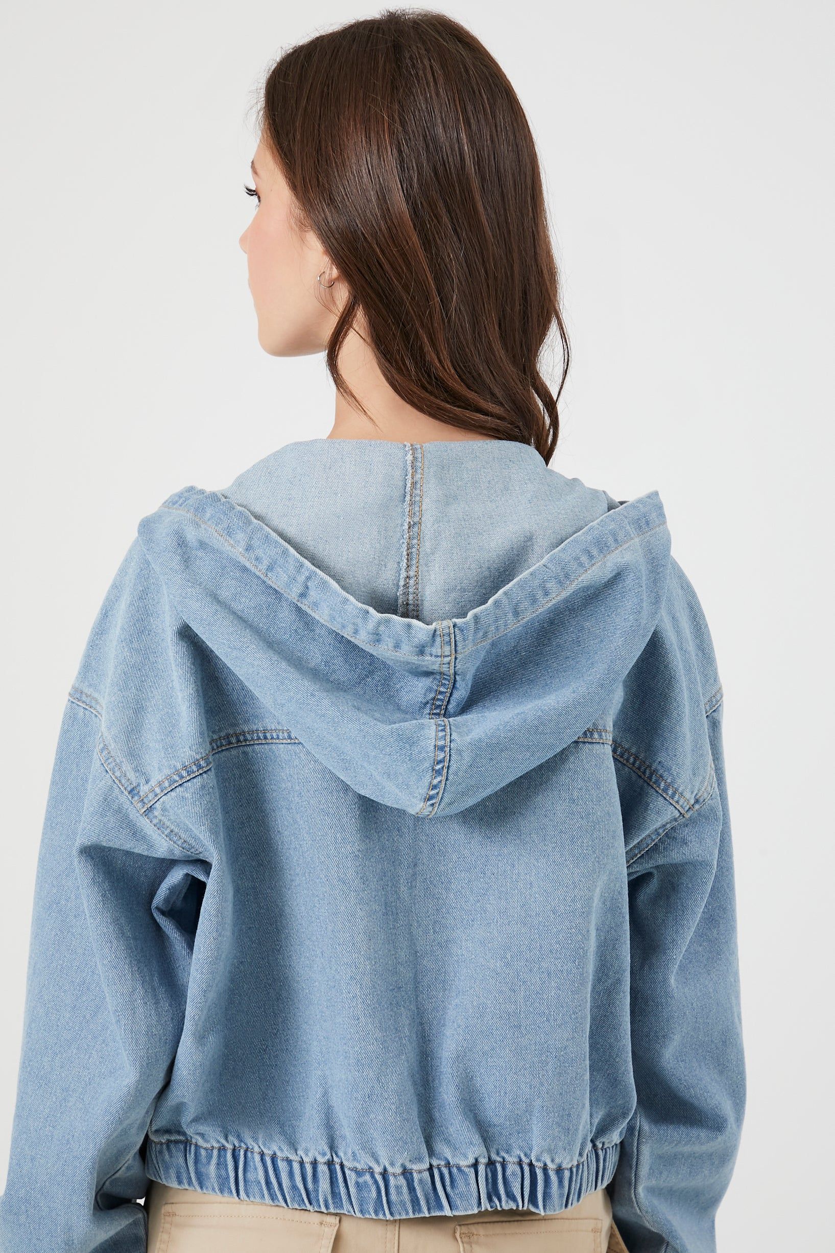 Blouson à capuchon en denim sold by Urban Planet product image thumbnail 2