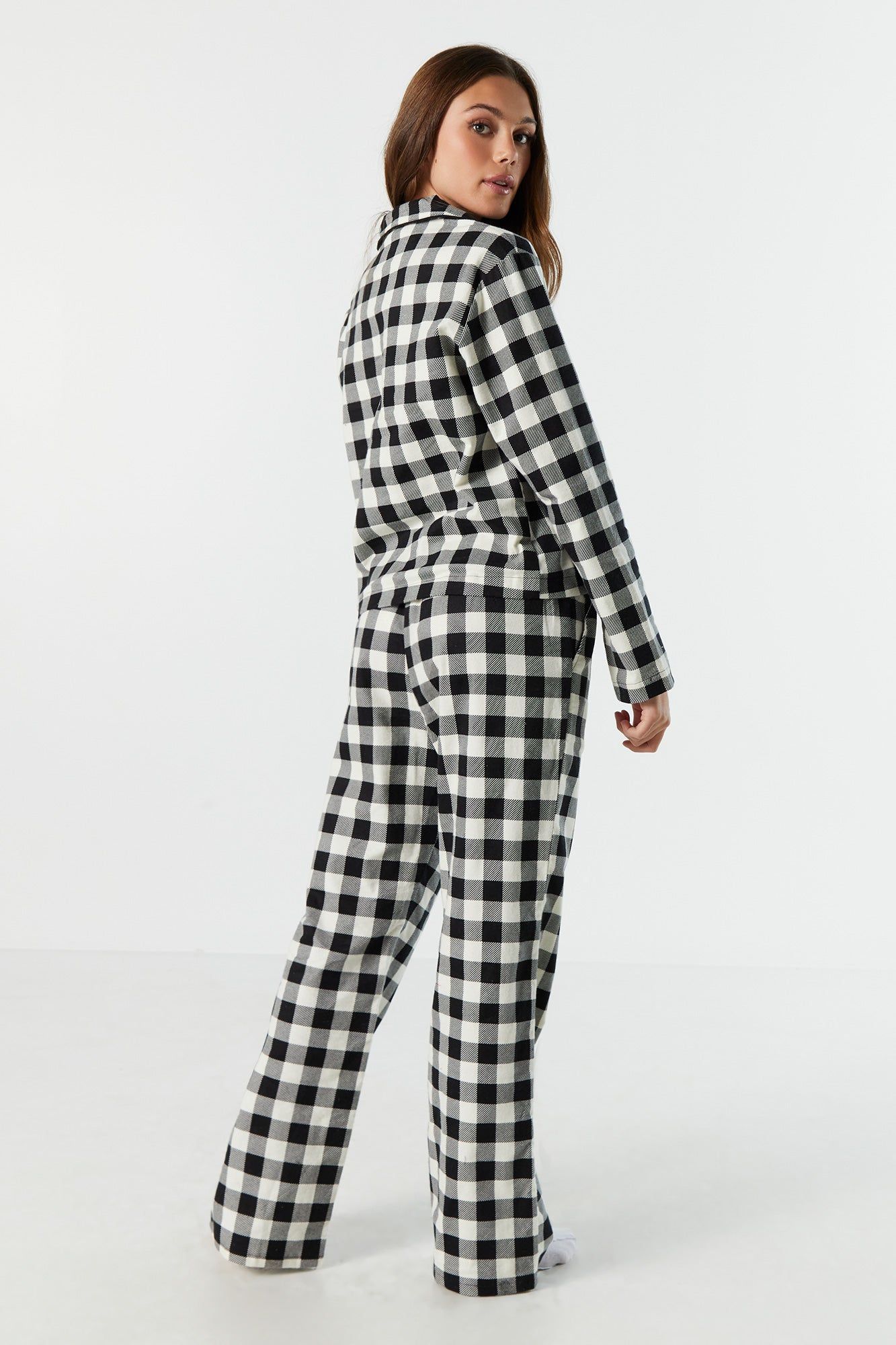 Printed Flannel Pajama Pant sold by Urban Planet product image thumbnail 2