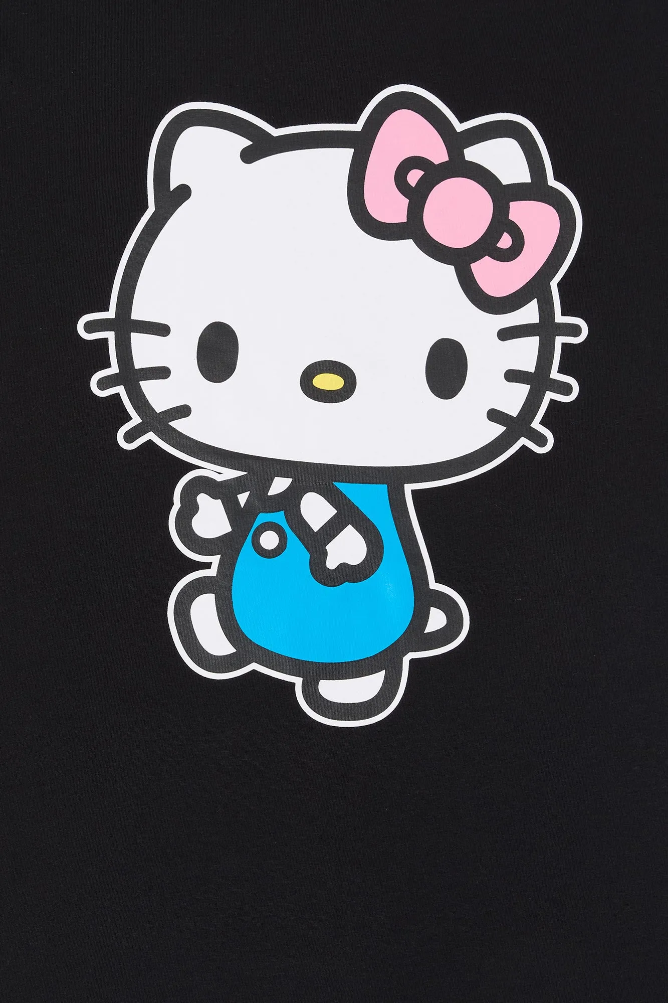 Hello Kitty Black Graphic Boyfriend T-Shirt sold by Urban Planet product image thumbnail 4