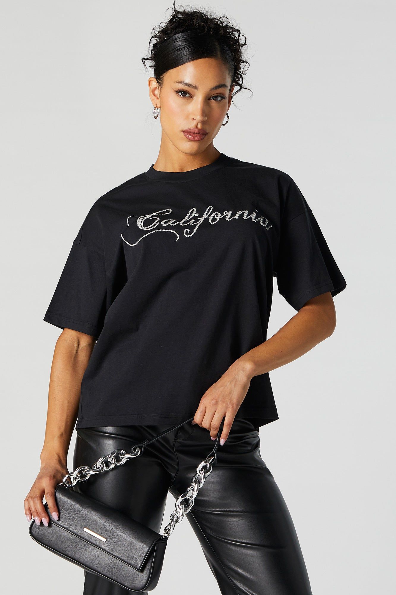 Rhinestone California Graphic T-Shirt sold by Urban Planet