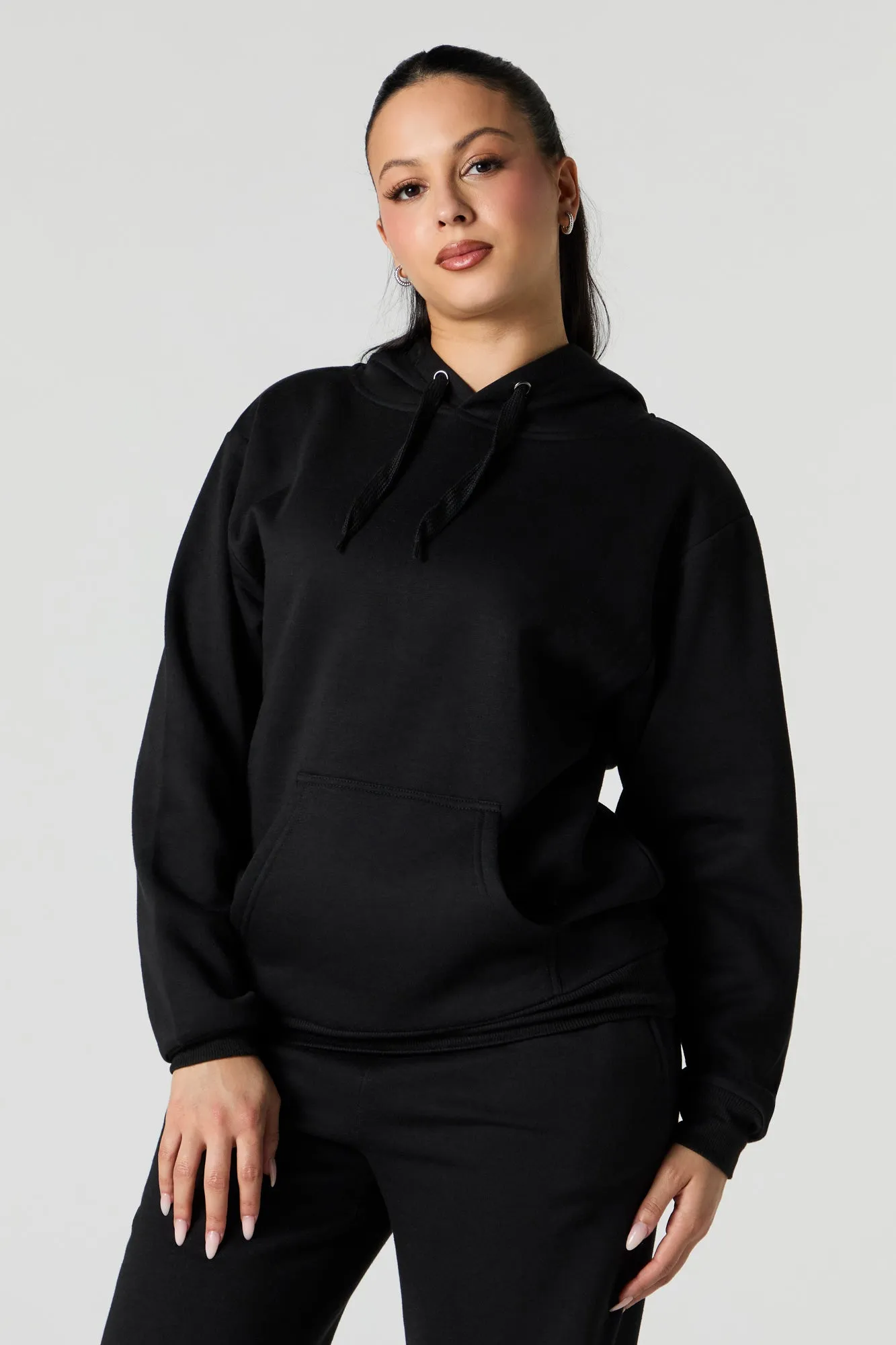 Oversized Fleece Hoodie sold by Urban Planet product image thumbnail 4