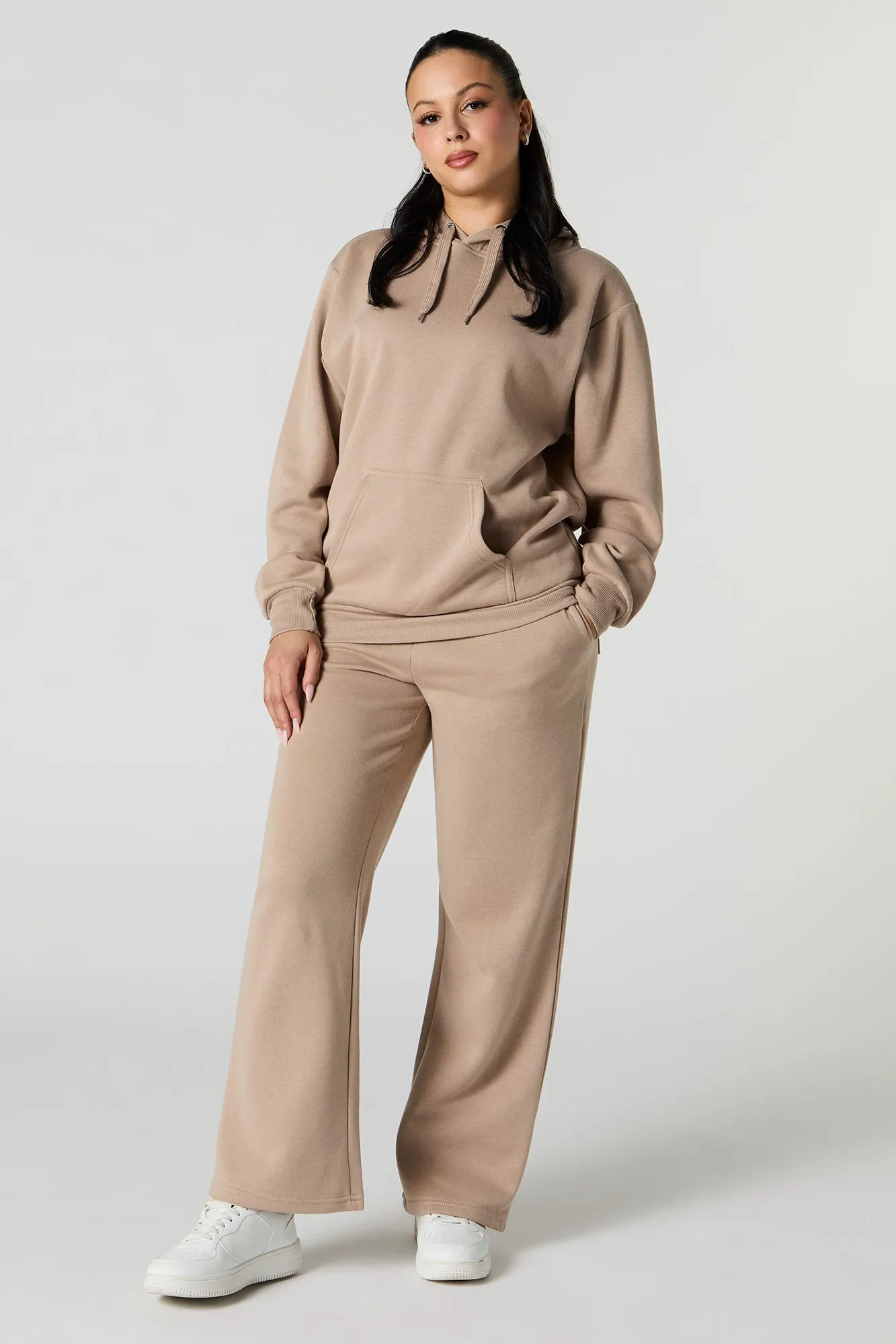 Oversized Fleece Hoodie sold by Urban Planet product image thumbnail 3