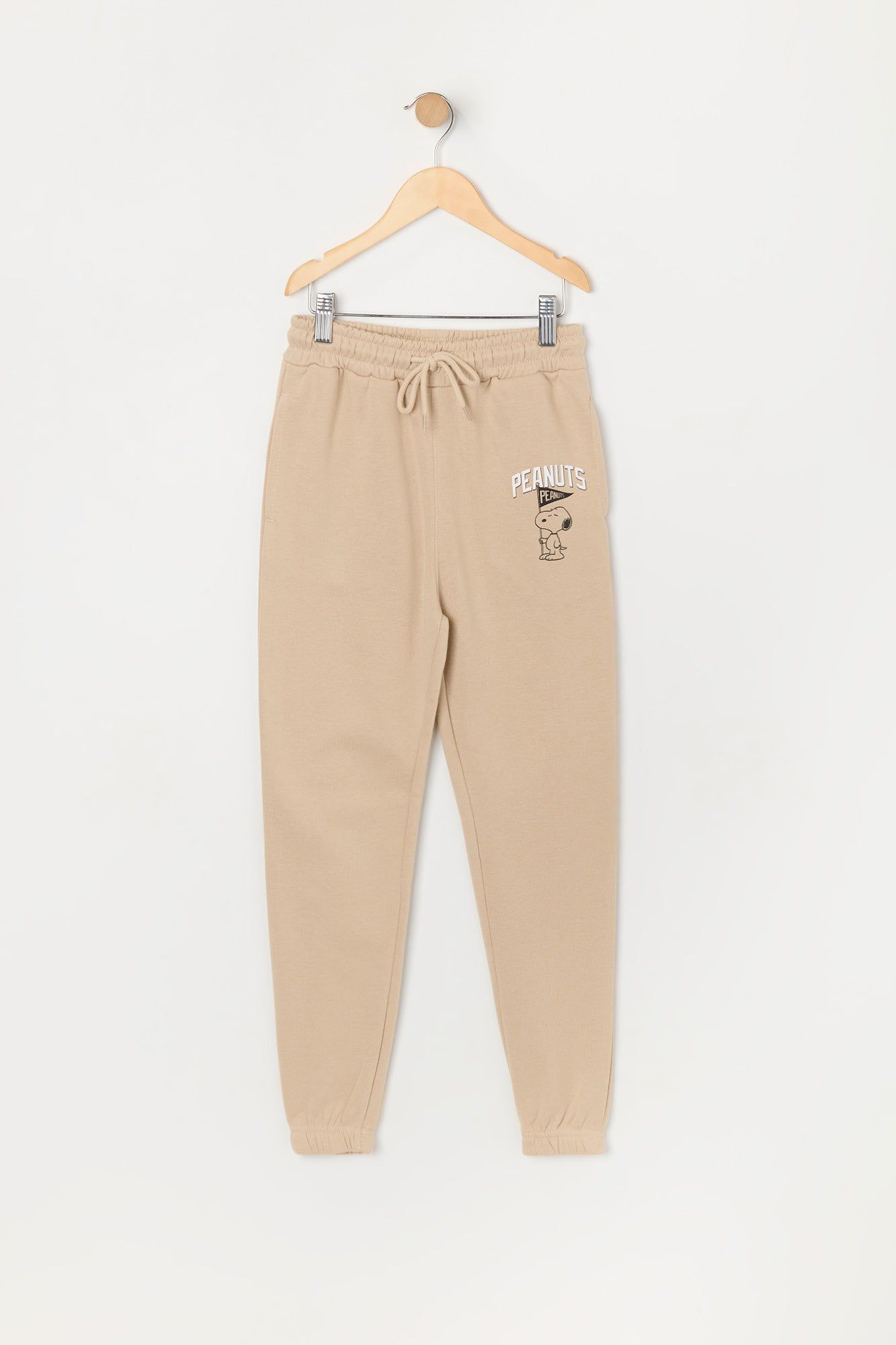 Girls Peanuts Graphic Drawstring Jogger sold by Urban Planet