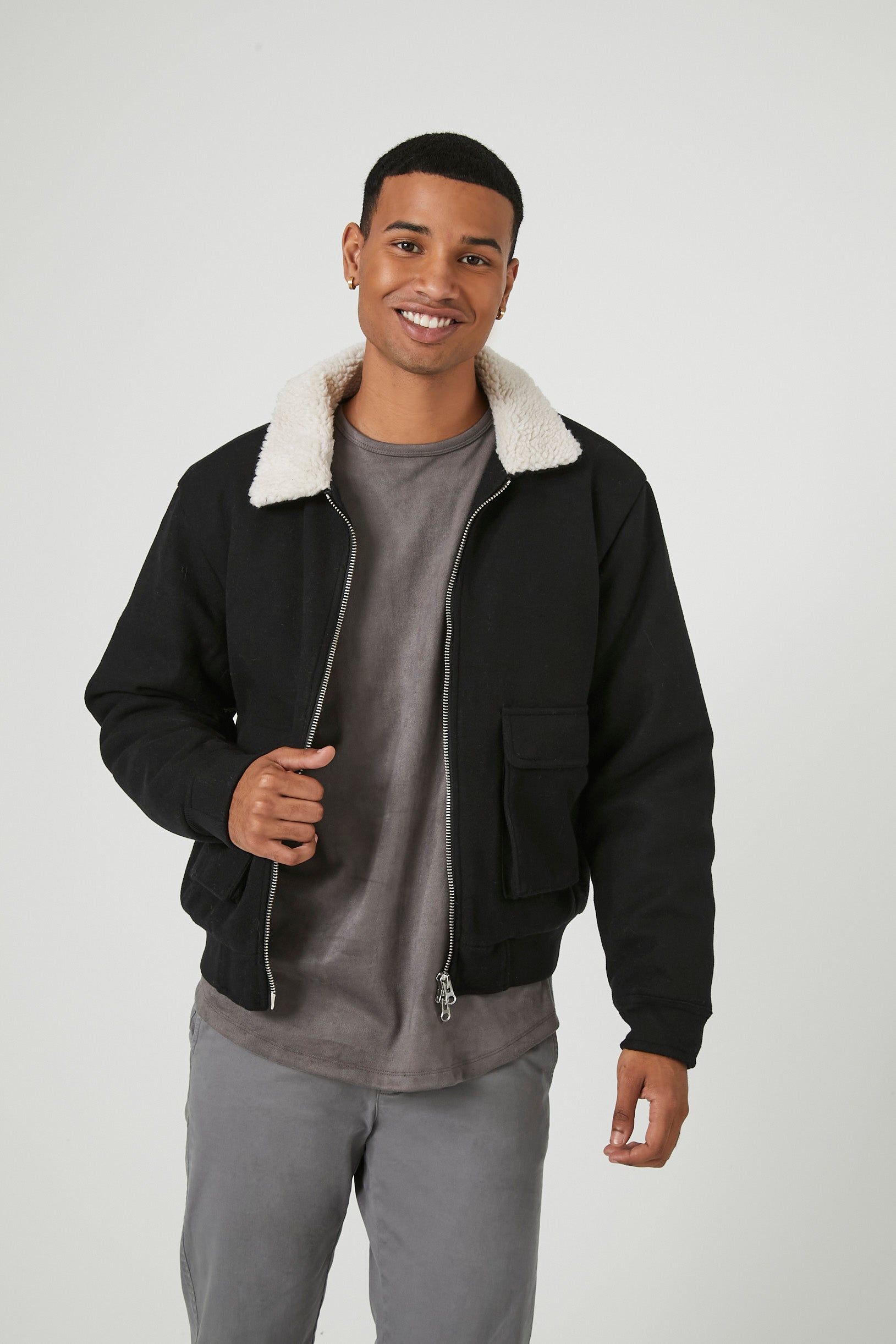 Blouson avec col en Sherpa sold by Urban Planet product image thumbnail 3